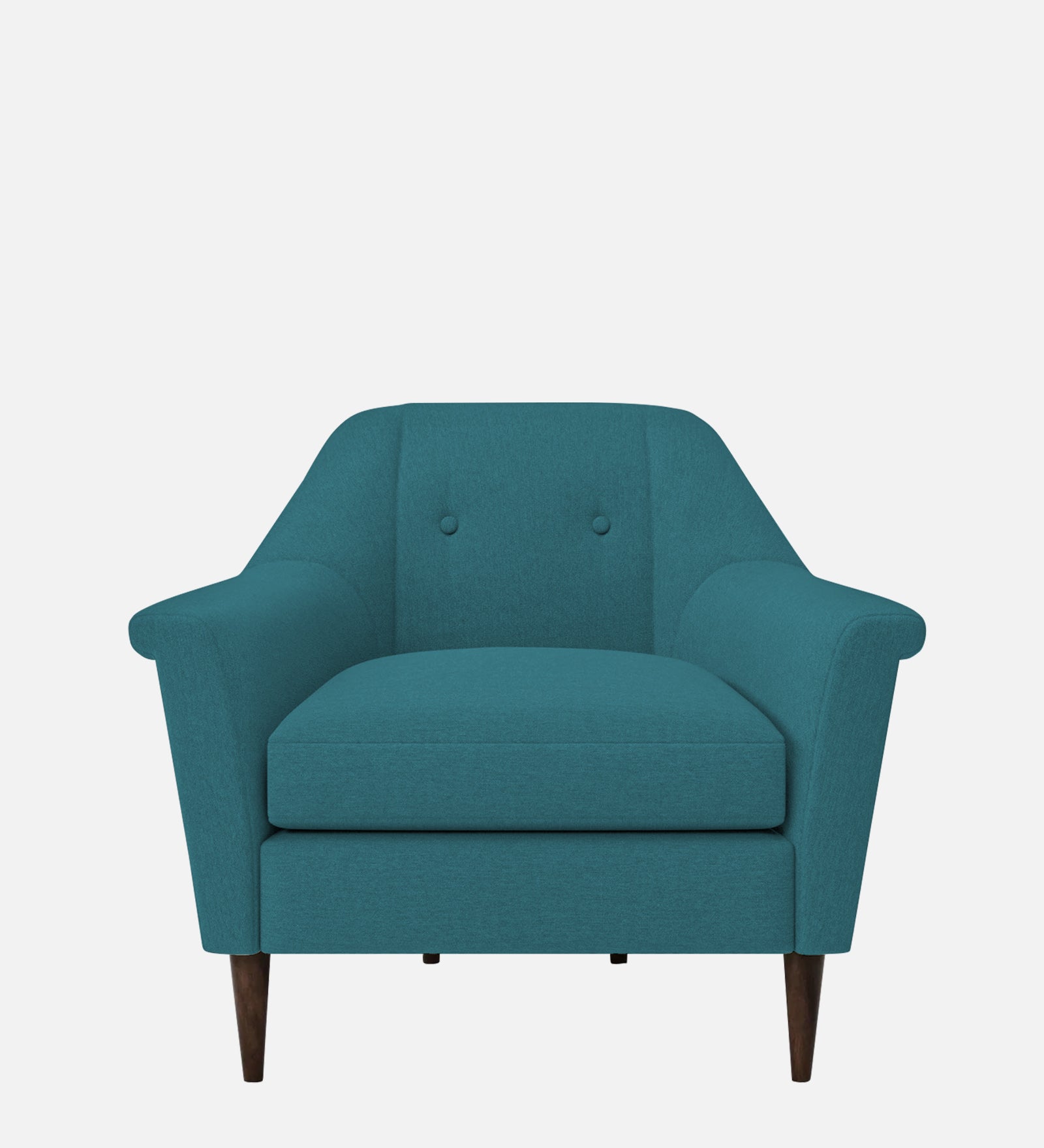Homer Fabric 1 Seater Sofa In Water Blue Colour - Febonic Living