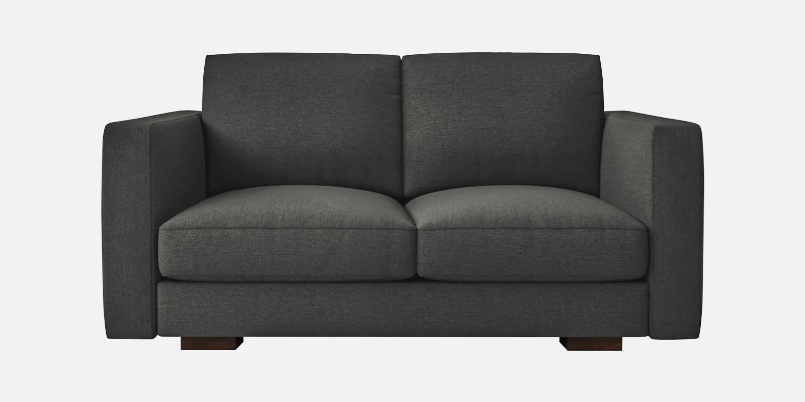 Messy Fabric 2 Seater Sofa In Charcoal Grey Colour - Febonic Living