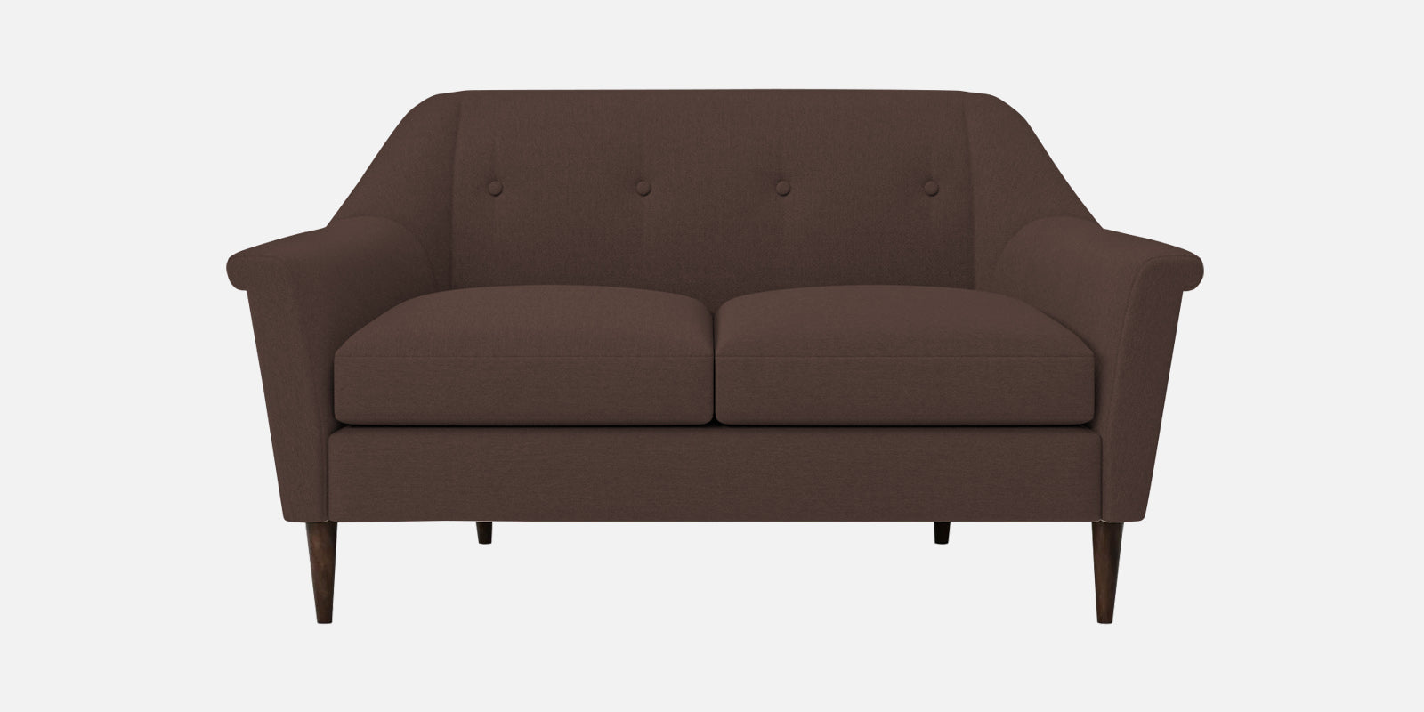 Homer Fabric 2 Seater Sofa In Caramel Brown Colour - Febonic Living