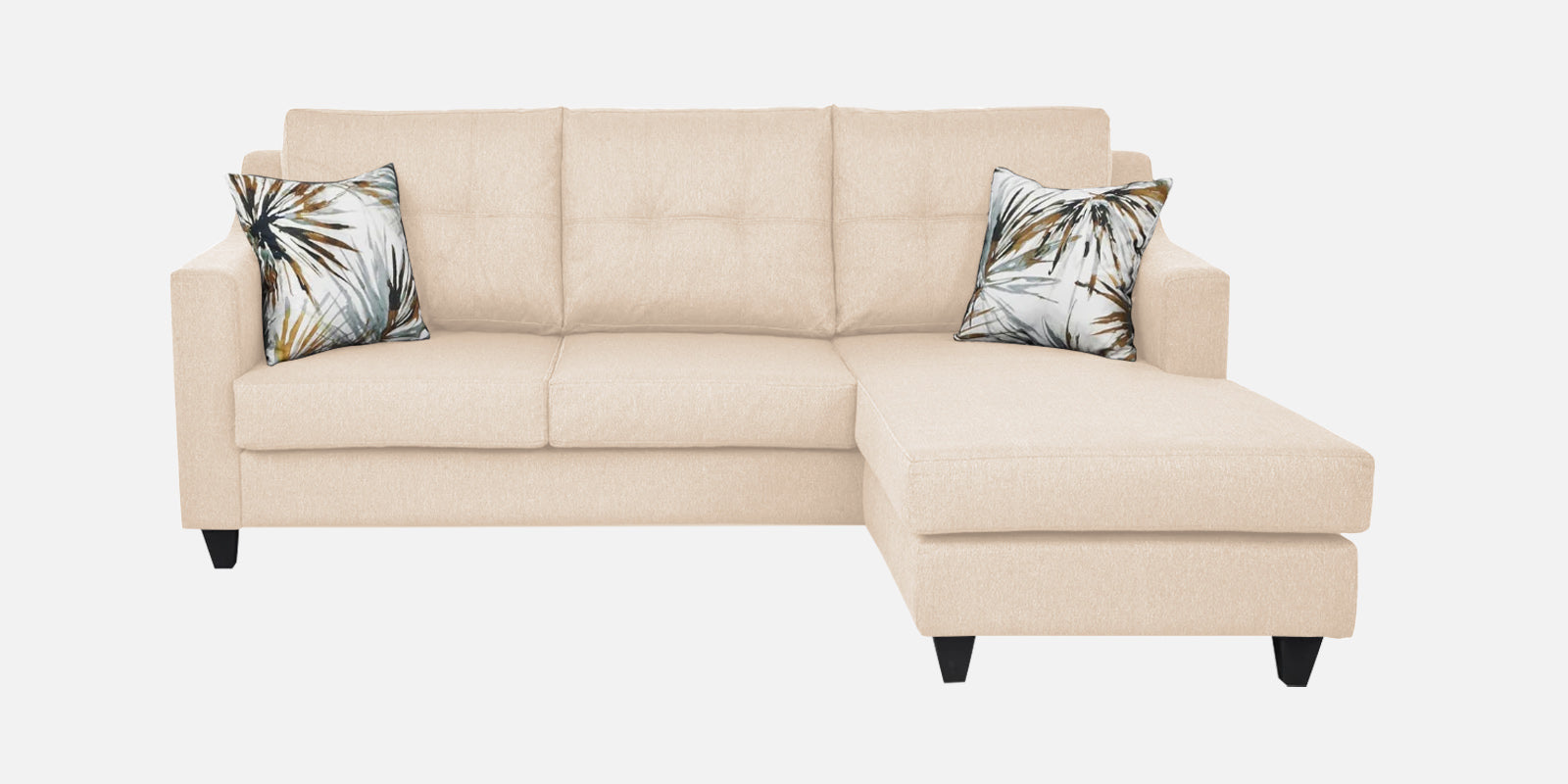Welly Fabric LHS Sectional Sofa (2+Lounger) In Woom Colour - Febonic Living