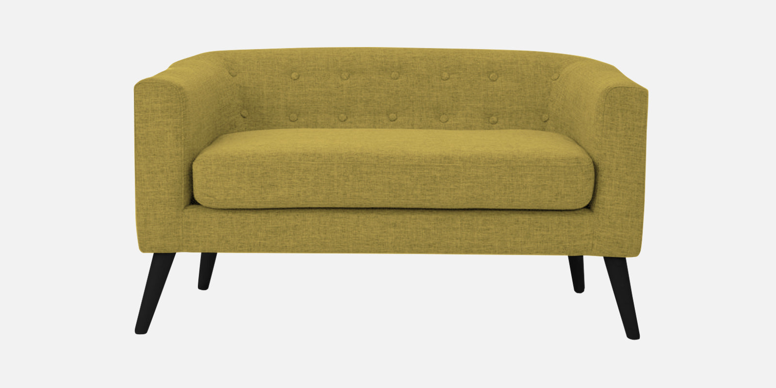 Casper Fabric 2 Seater Sofa In Parrot Green Colour - Febonic Living