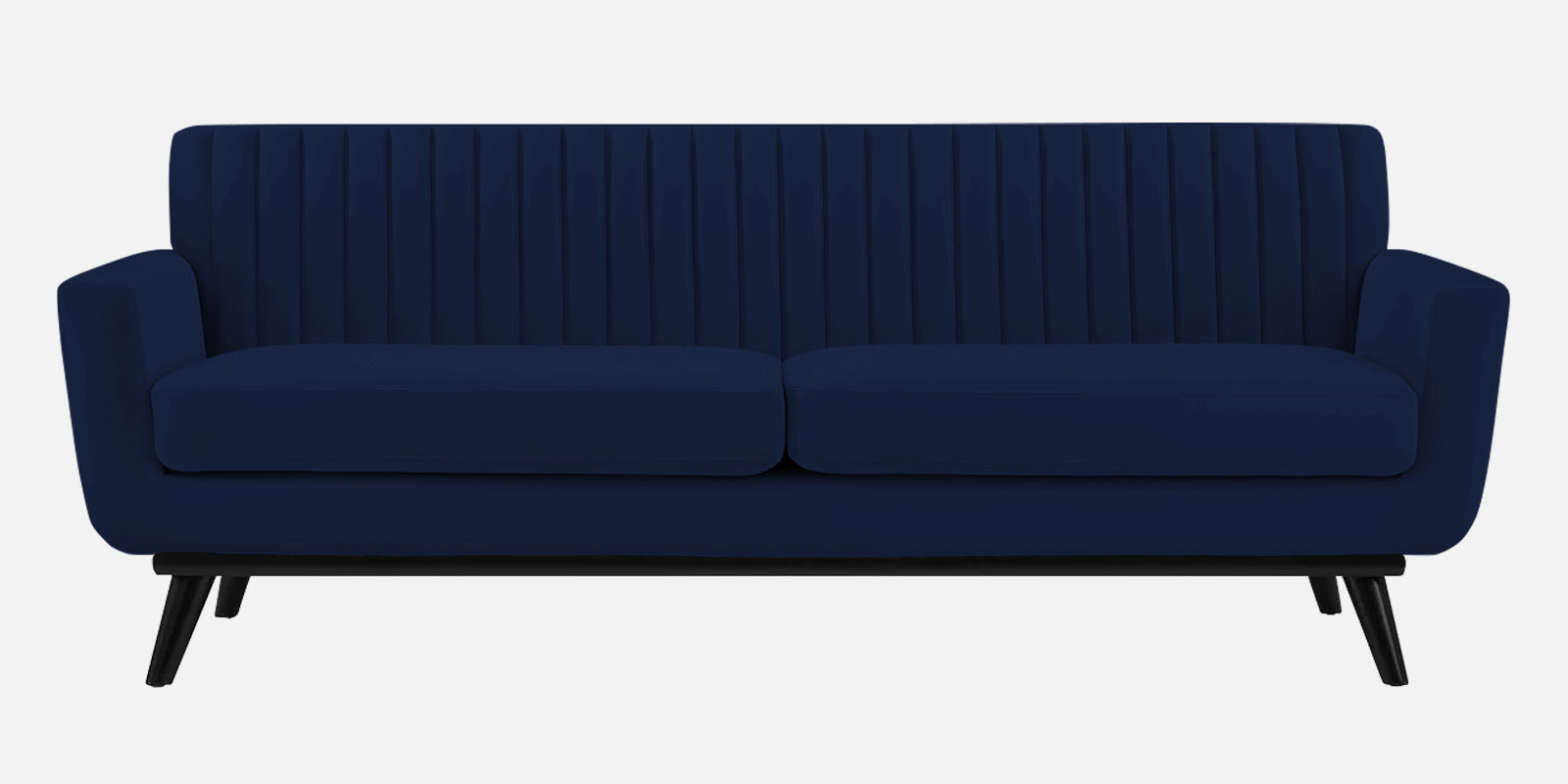 Tucker Velvet 3 Seater Sofa In Indigo Blue Colour - Febonic Living