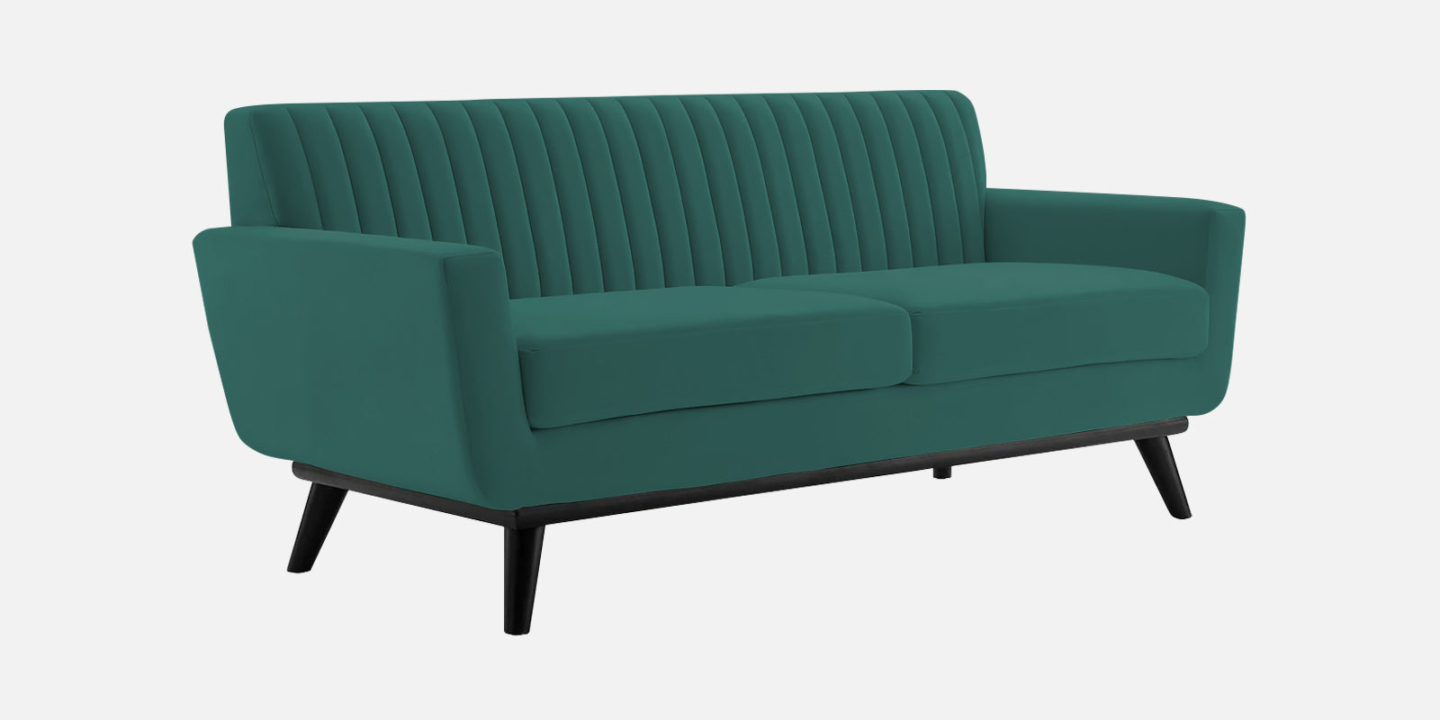 Tucker Velvet 2 Seater Sofa In Pine Green Colour - Febonic Living