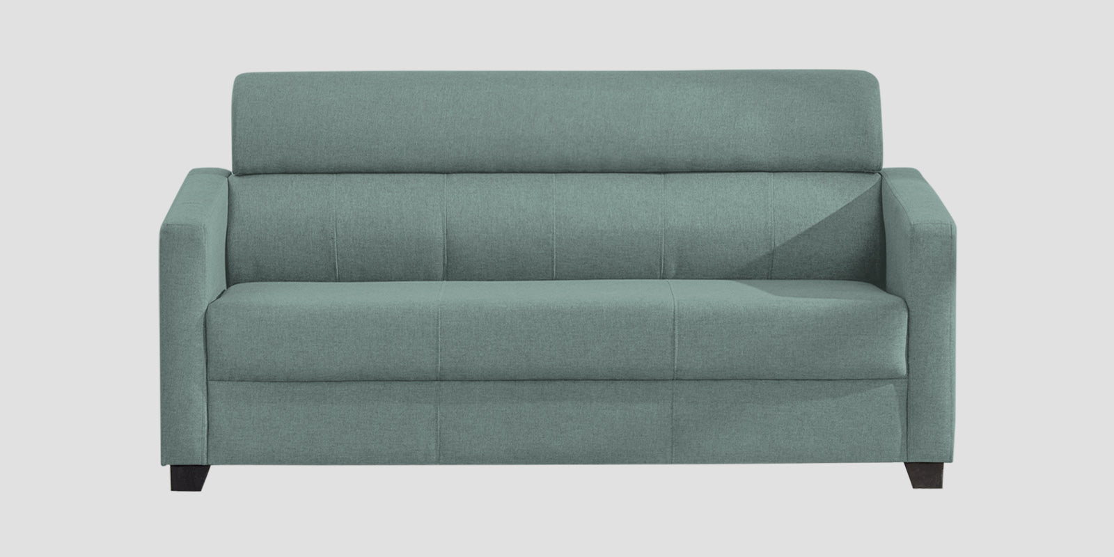 Devo Fabric 3 Seater Sofa In Suka Blue Colour - Febonic Living