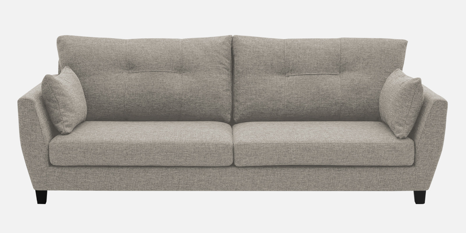 Mario Fabric 3 Seater Sofa In Ash Grey Colour - Febonic Living