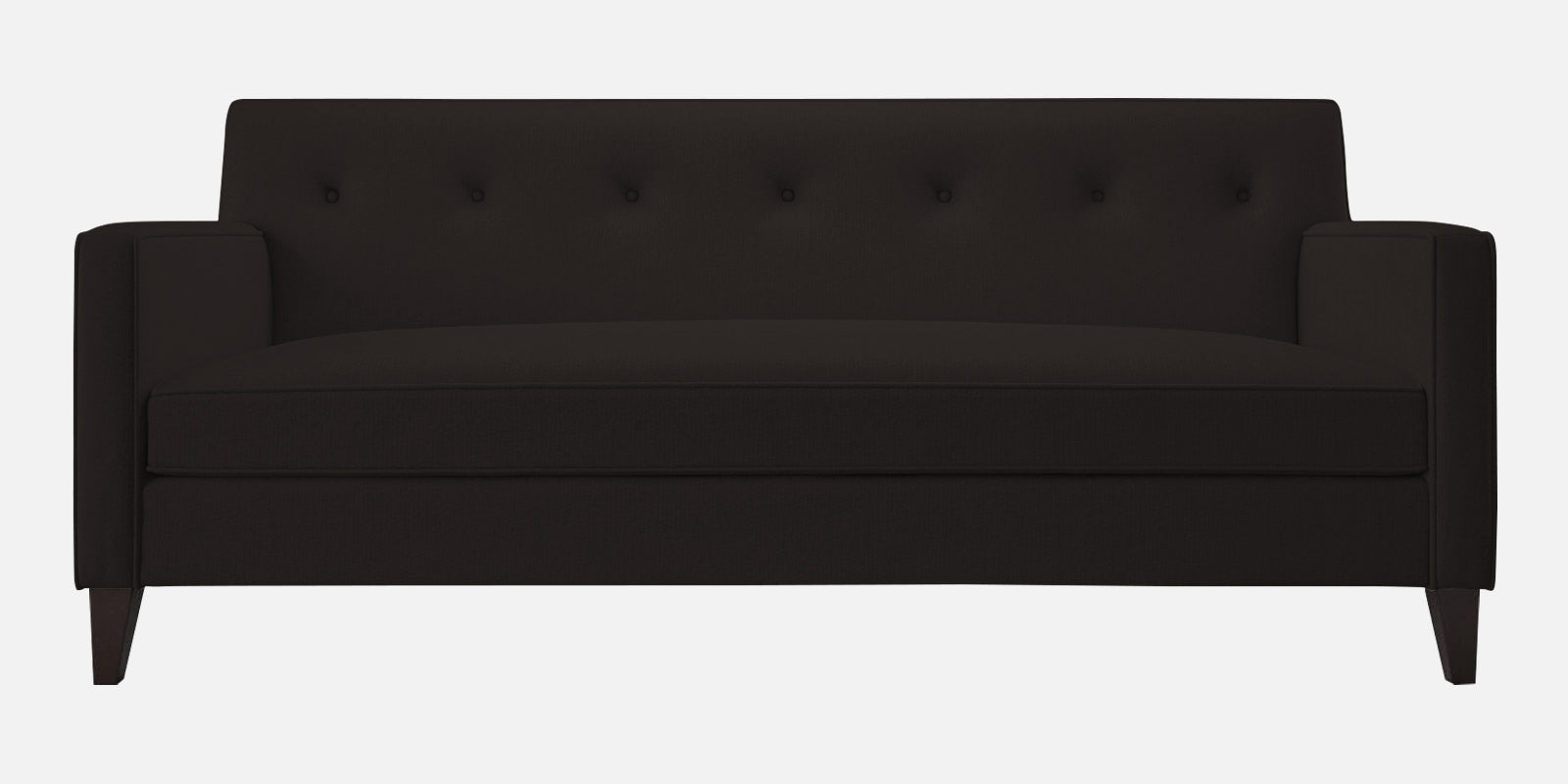Miller Fabric 3 Seater Sofa In Cara Brown Colour - Febonic Living
