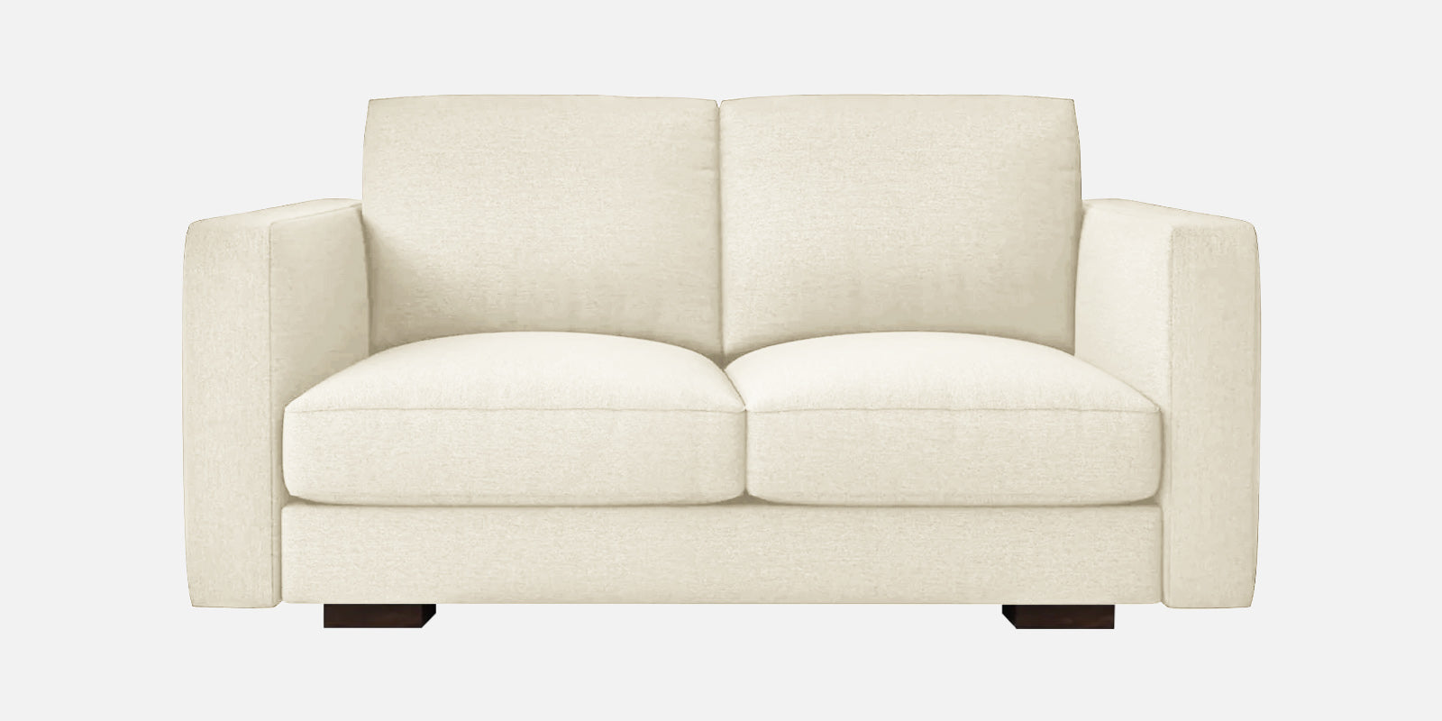 Messy Fabric 2 Seater Sofa In Ivory Cream Colour - Febonic Living