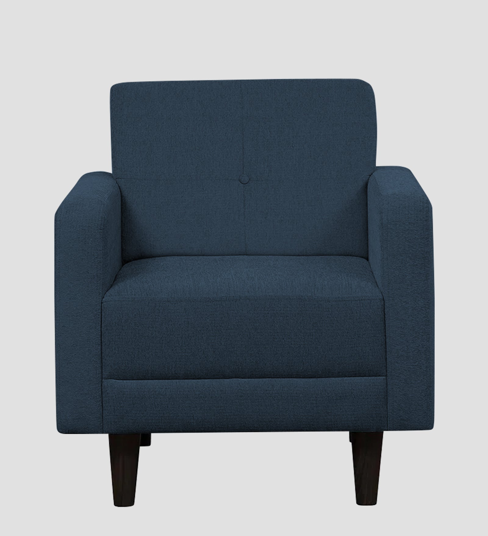Noha Fabric 1 Seater Sofa In Light Blue Colour - Febonic Living