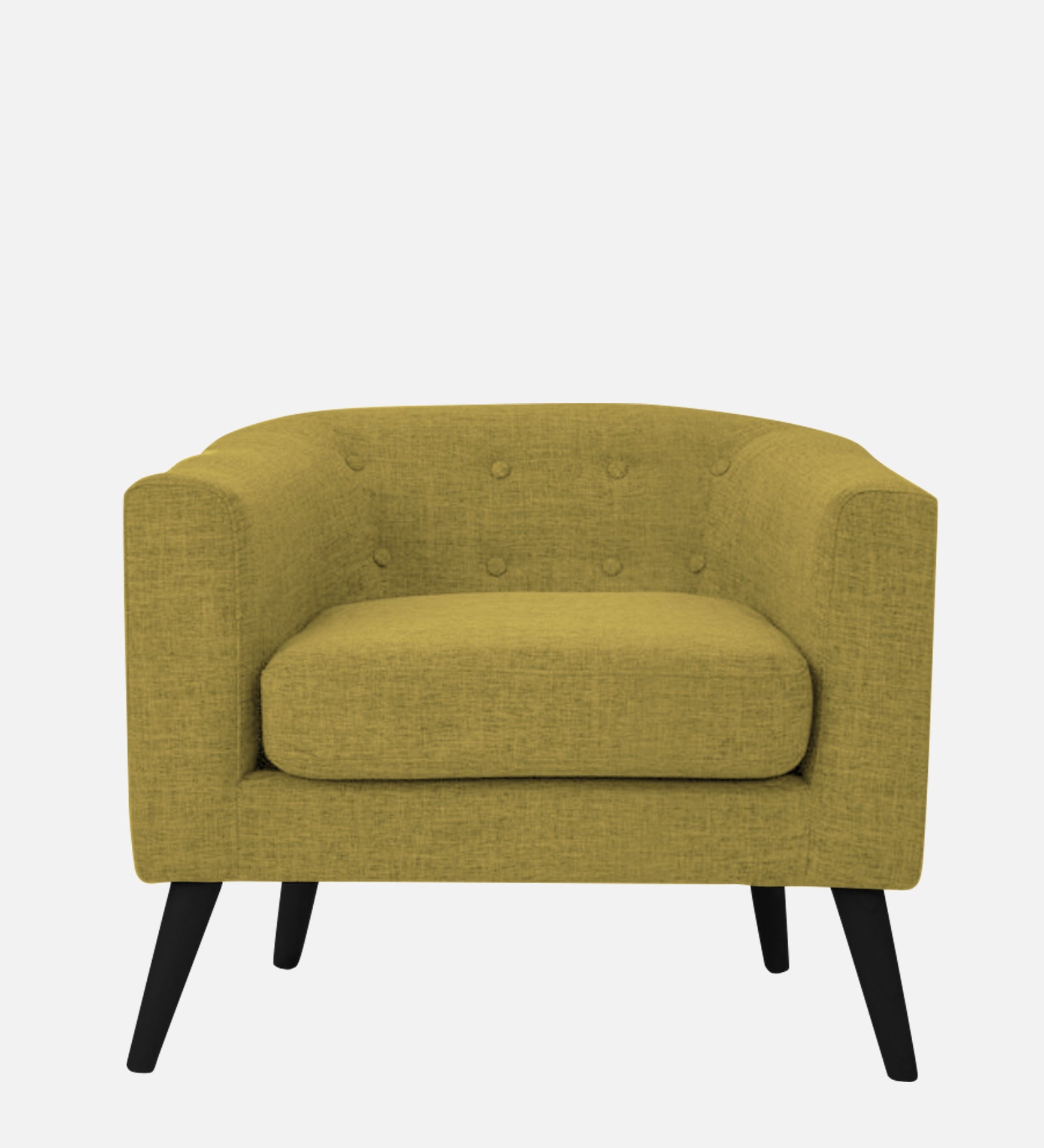 Casper Fabric 1 Seater Sofa In Parrot Green Colour - Febonic Living