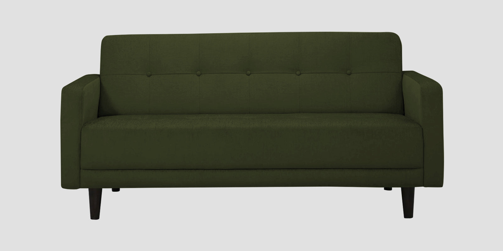 Noha Fabric 2 Seater Sofa In Olive Green Colour - Febonic Living