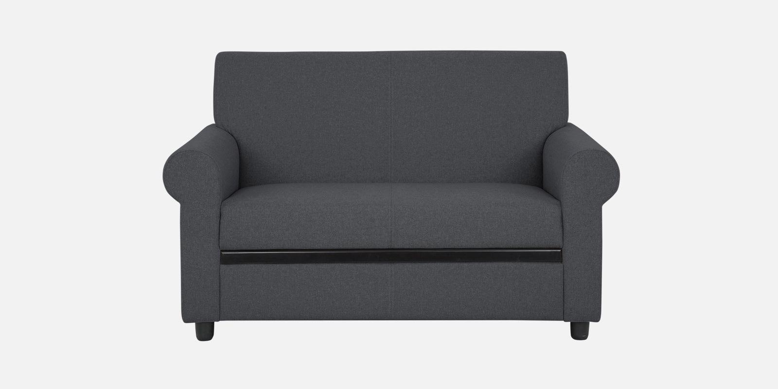 Ribby Fabric 2 Seater Sofa In Maba Grey Colour - Febonic Living