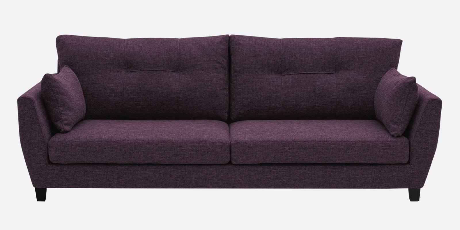 Mario Fabric 3 Seater Sofa In Greek Purple Colour - Febonic Living
