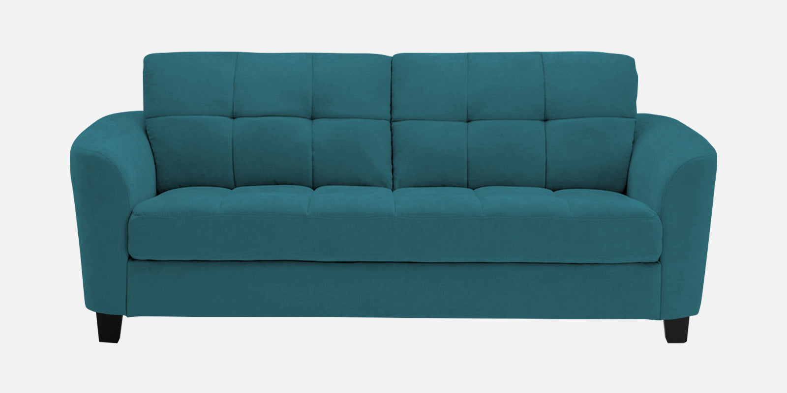 Mulan Fabric 2 Seater Sofa In Water Blue Colour - Febonic Living