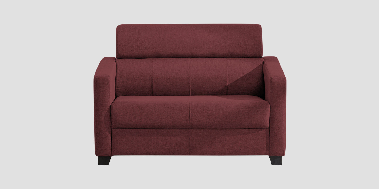 Devo Fabric 2 Seater Sofa In Blaze Red Colour - Febonic Living