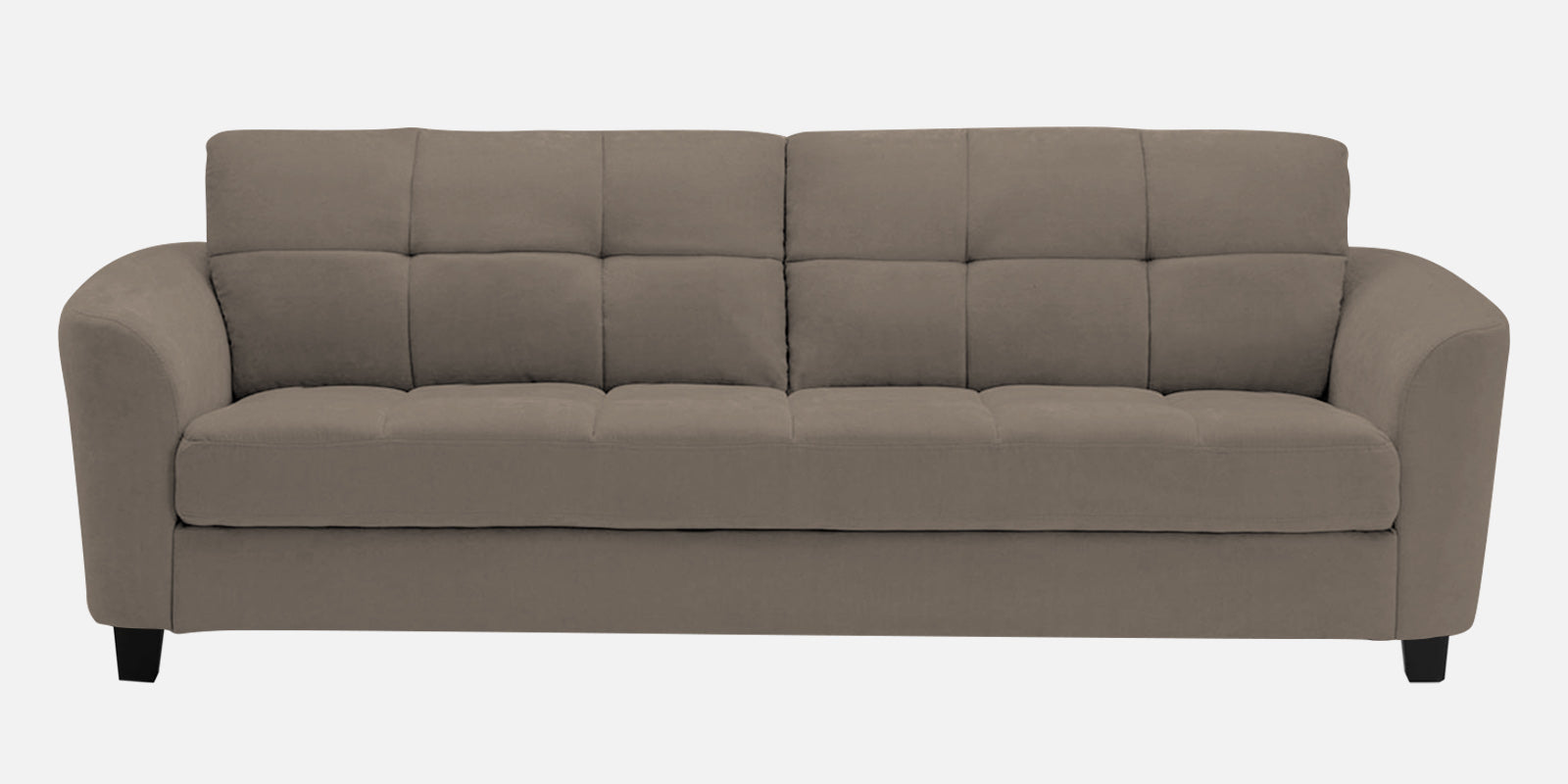Mulan Fabric 3 Seater Sofa In Hazel Beige Colour - Febonic Living