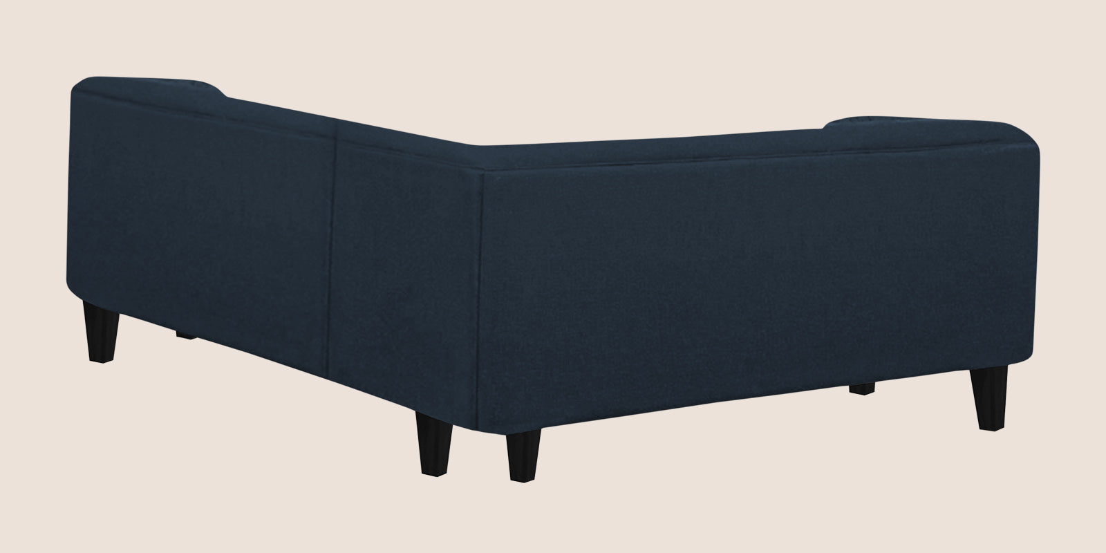 Niki Fabric Corner Sofa In Denim Blue Colour - Febonic Living