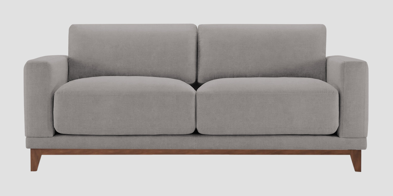 Esha Fabric 2 Seater Sofa In Silver Grey Colour - Febonic Living