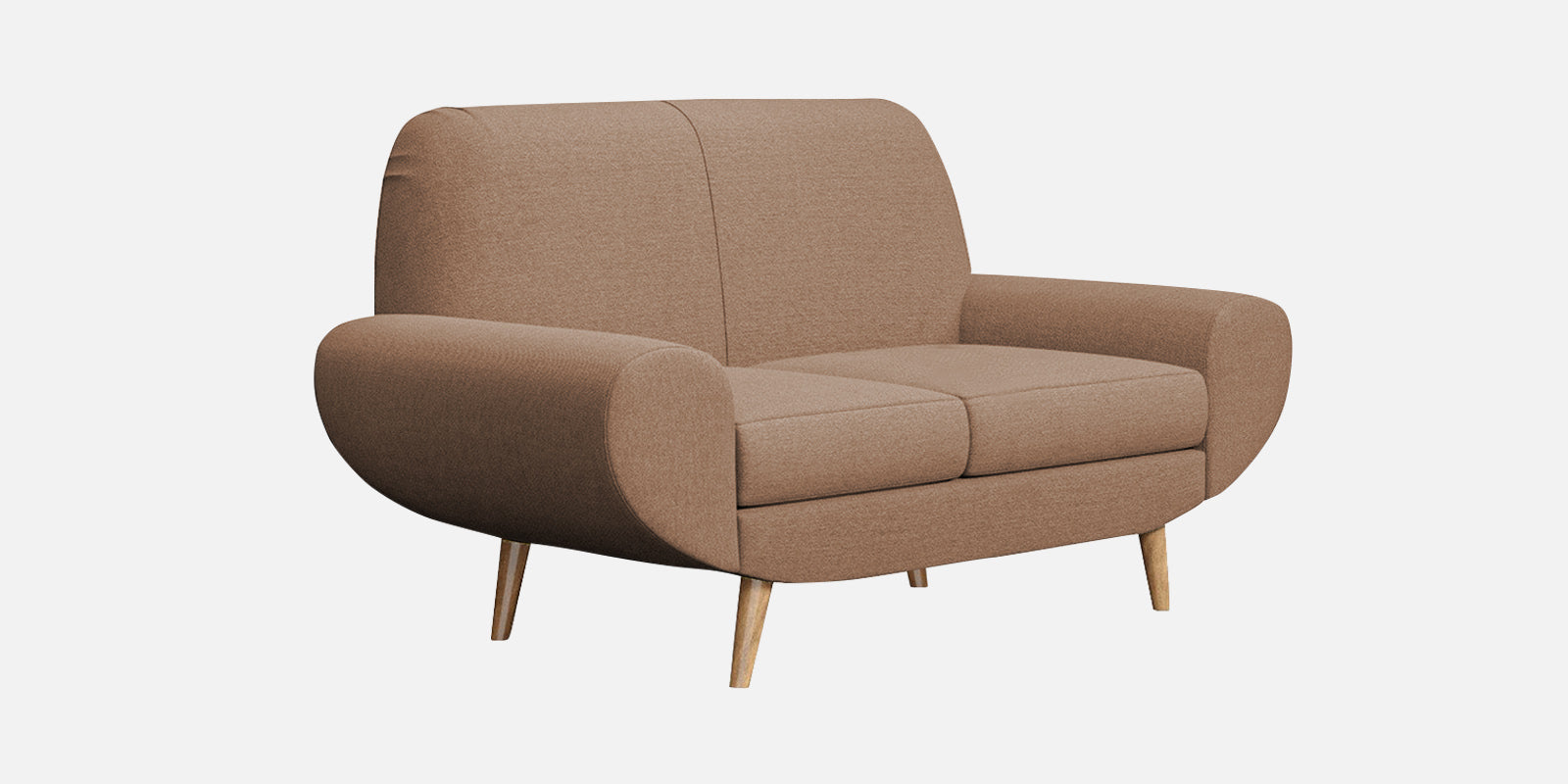 Jessy Fabric 2 Seater Sofa In Cosmic Beige Colour - Febonic Living