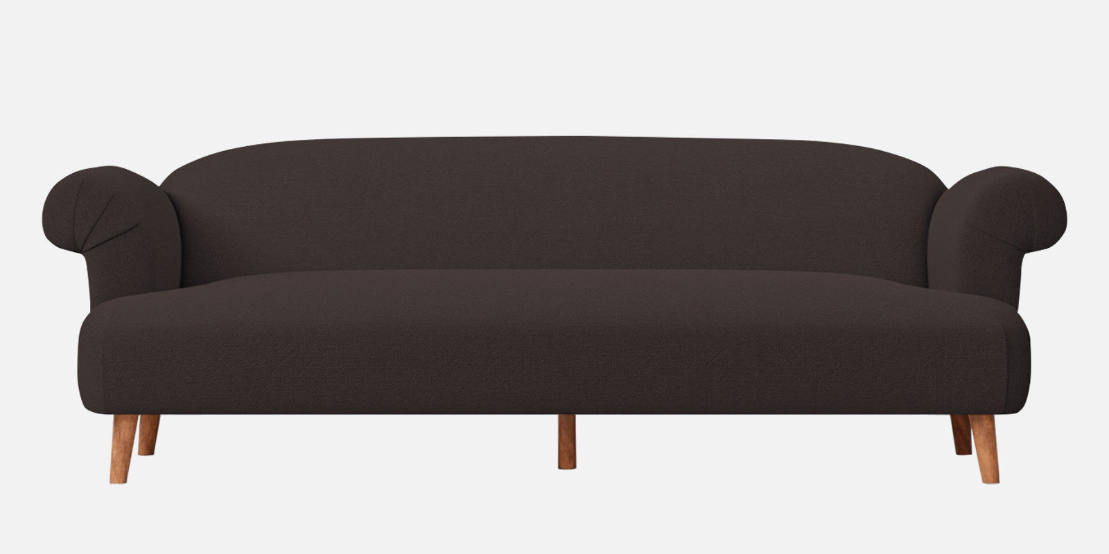 Barber Fabric 3 Seater Sofa In Pebble Brown Colour - Febonic Living