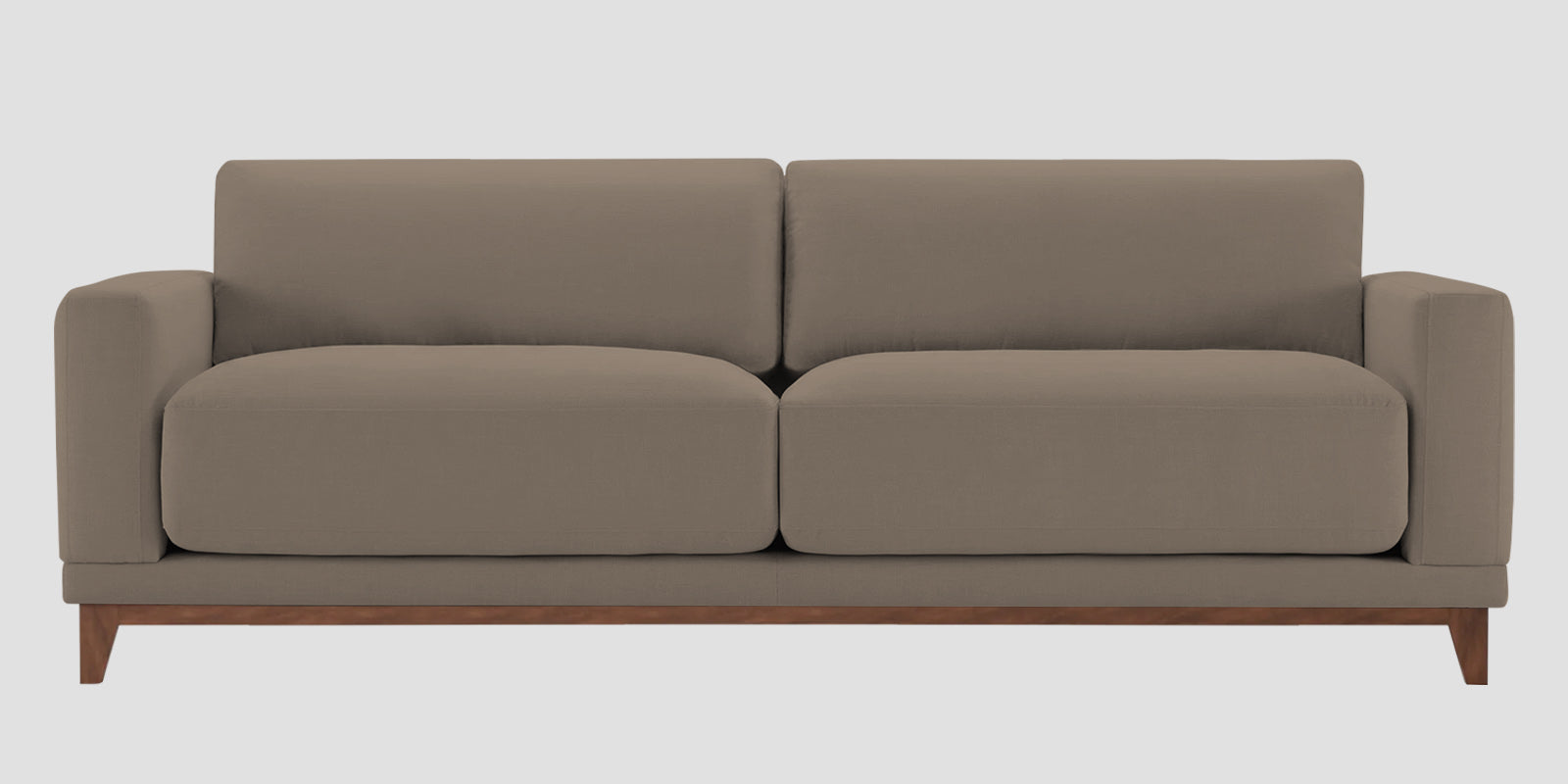 Esha Fabric 3 Seater Sofa In Hazel Beige Colour - Febonic Living
