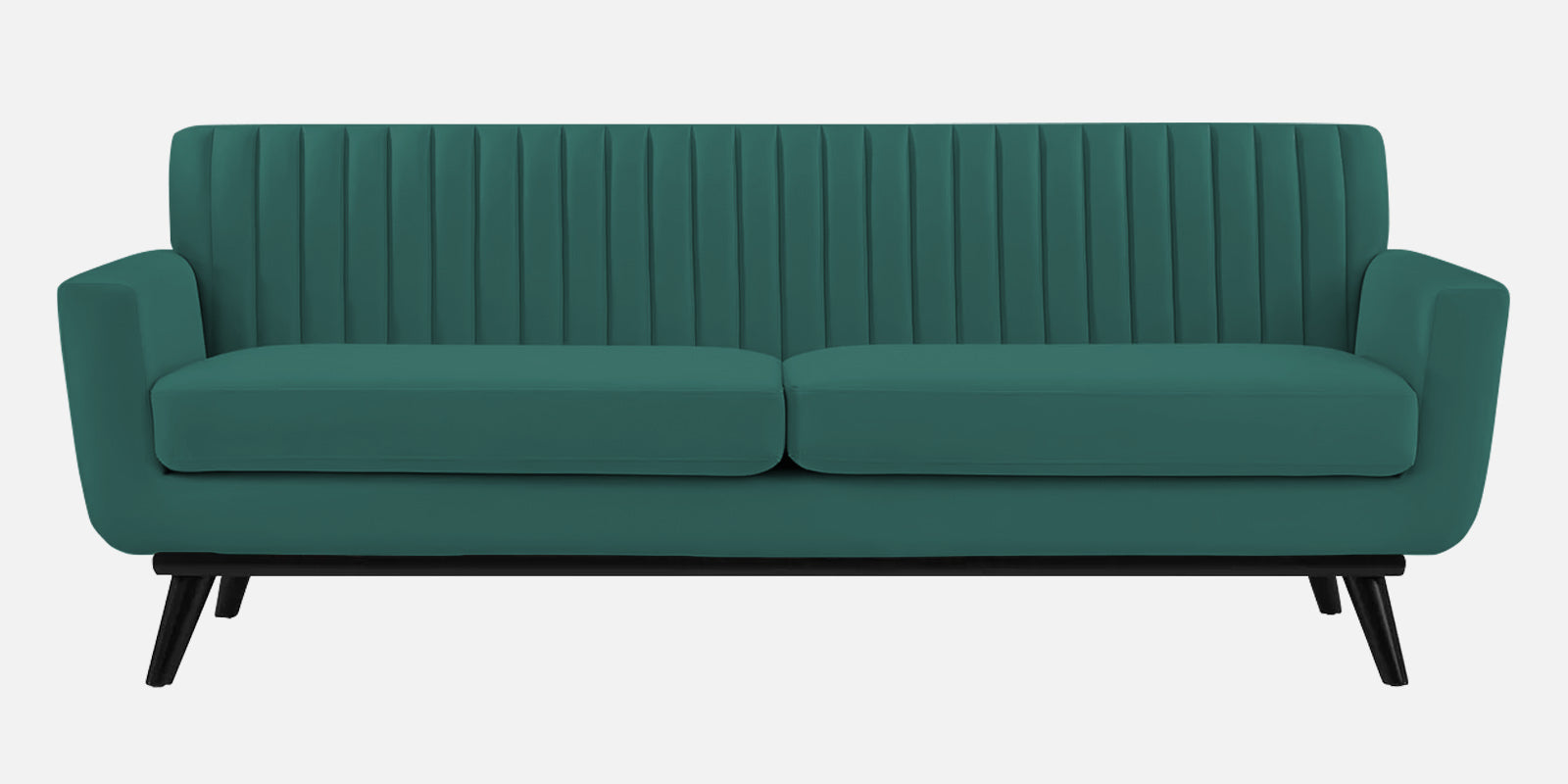 Tucker Velvet 3 Seater Sofa In Pine Green Colour - Febonic Living