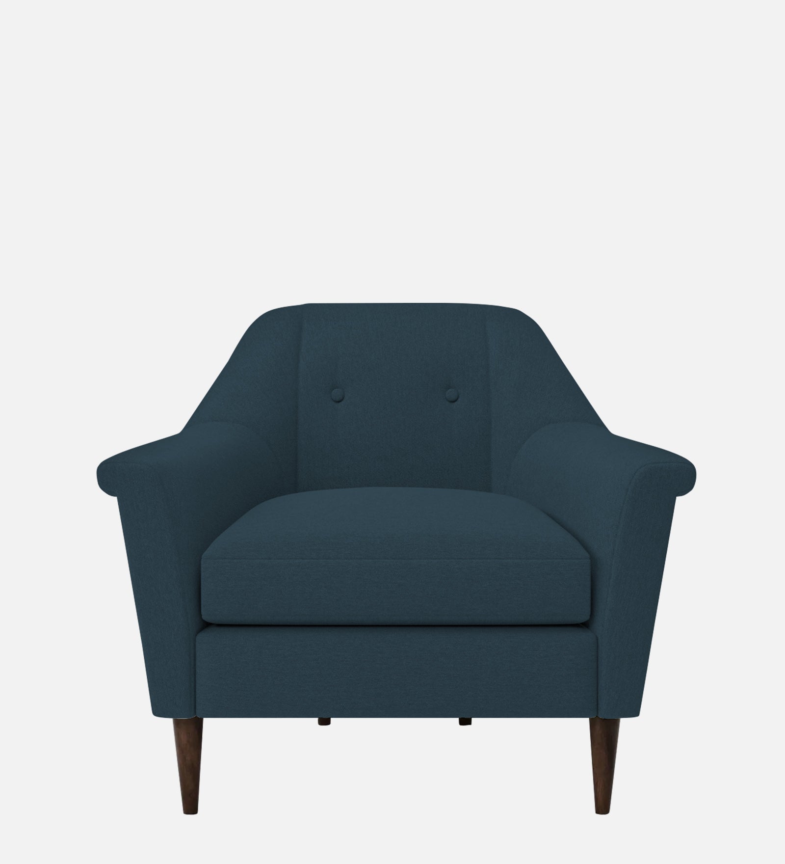 Homer Fabric 1 Seater Sofa In Cool BlueColour - Febonic Living