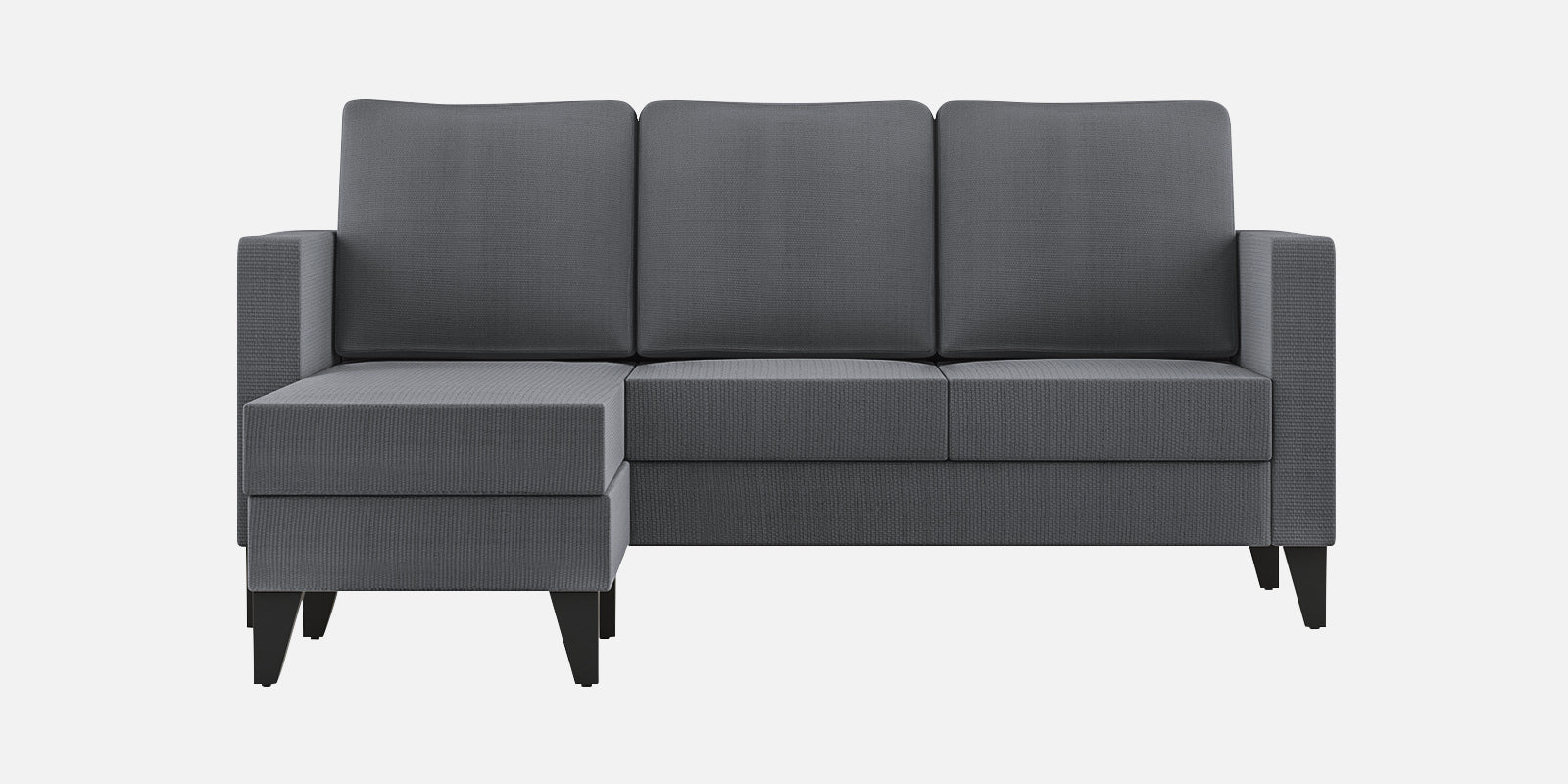 Nori Fabric RHS Sectional Sofa (2+Lounger) In Maba Grey Colour - Febonic Living