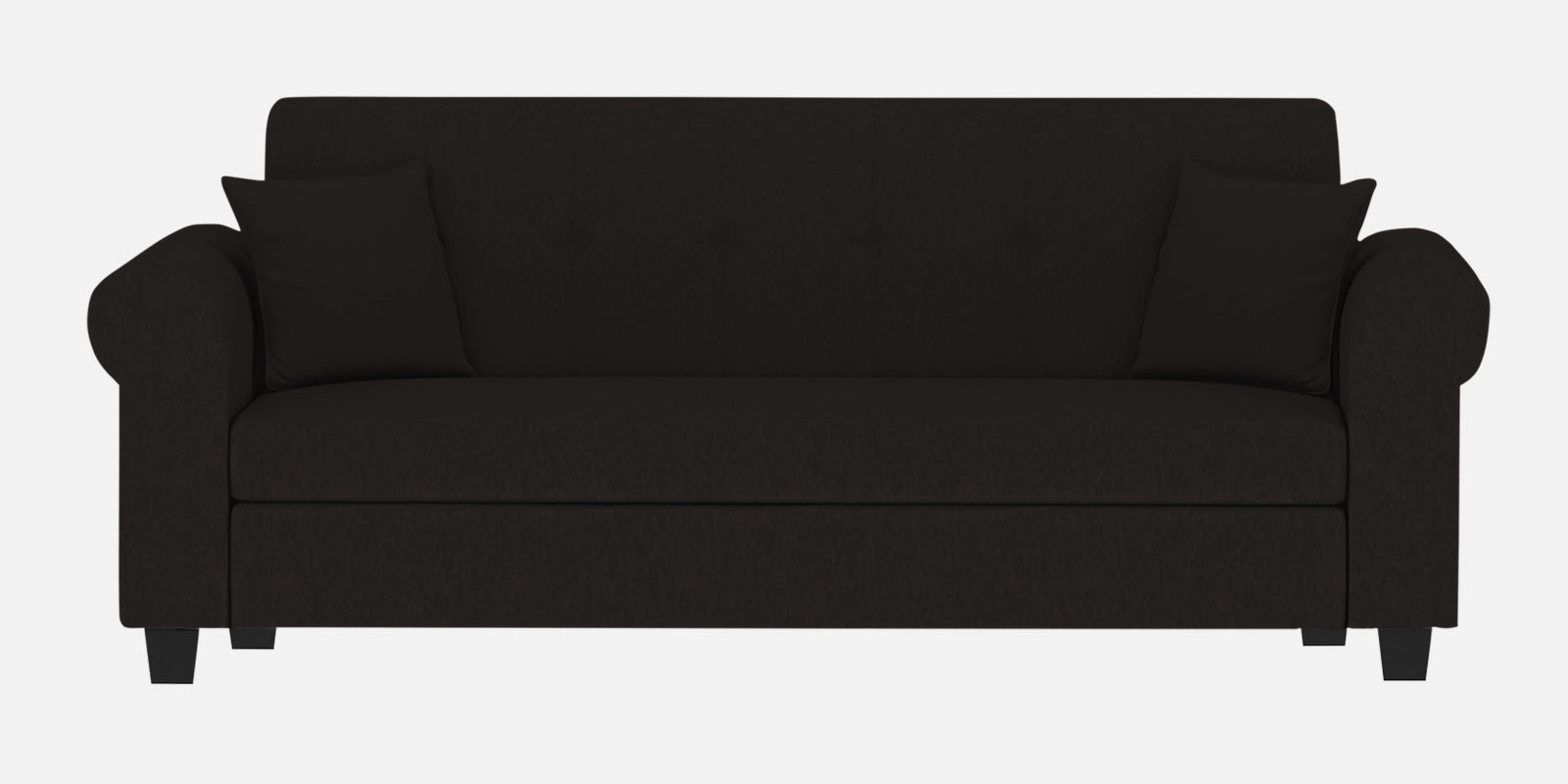 Derado Fabric 3 Seater Sofa In Cara Brown Colour - Febonic Living