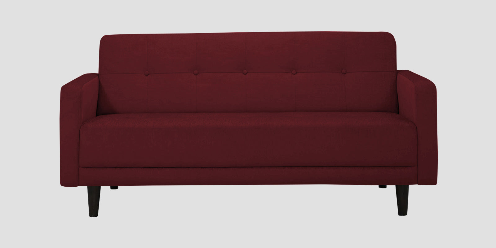 Noha Fabric 2 Seater Sofa In Blood Maroon Colour - Febonic Living