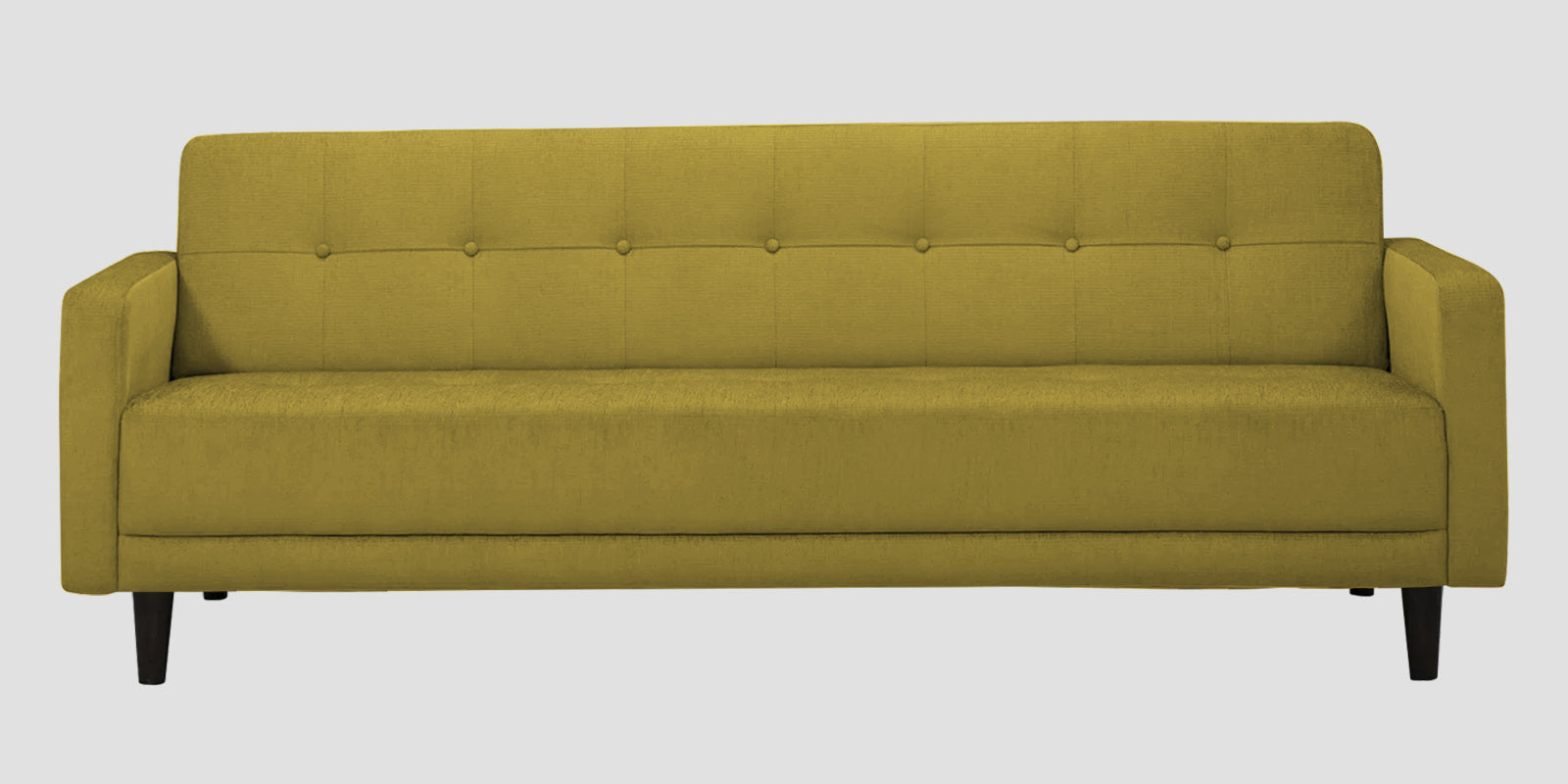 Noha Fabric 3 Seater Sofa In Parrot Green Colour - Febonic Living