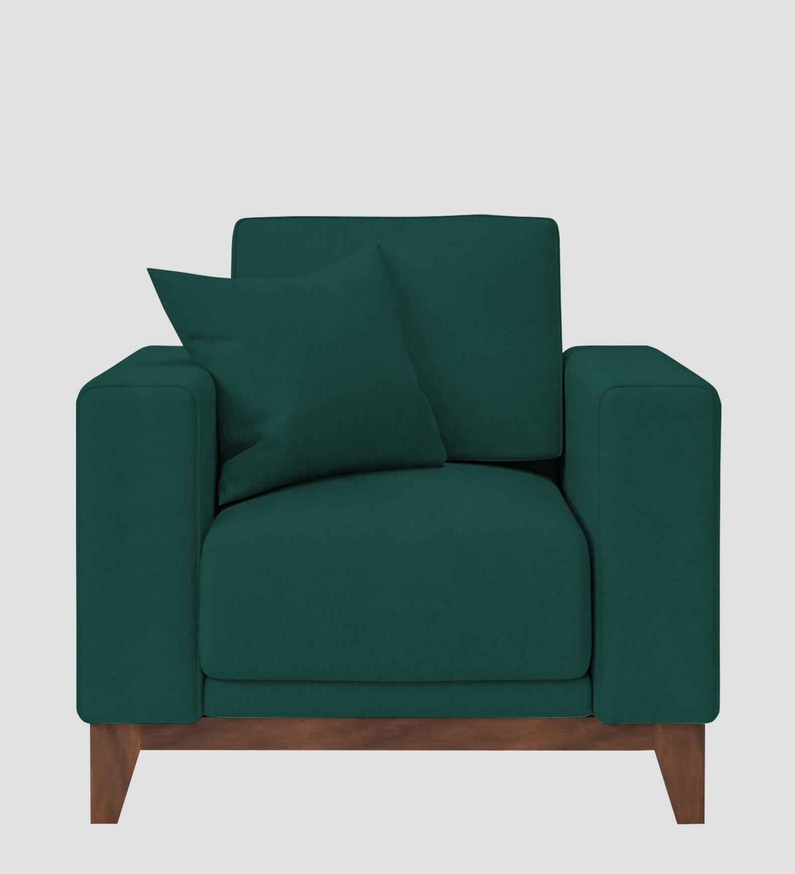 Luca Fabric 1 Seater Sofa In Sage Green Colour - Febonic Living