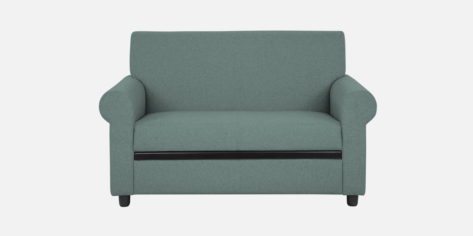 Ribby Fabric 2 Seater Sofa In Suka Blue Colour - Febonic Living