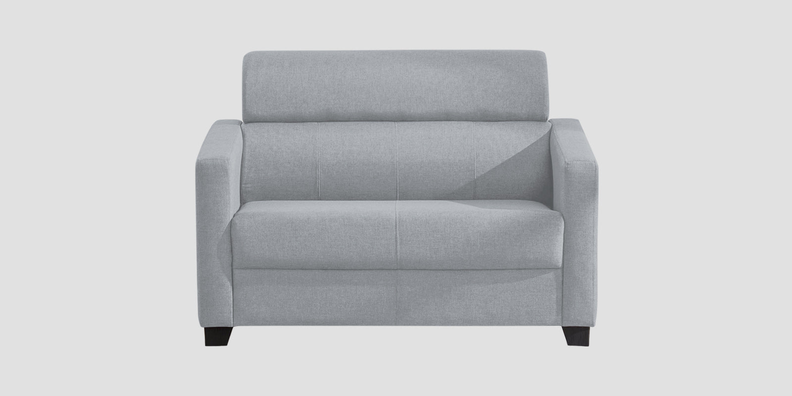 Devo Fabric 2 Seater Sofa In Coin Grey Colour - Febonic Living
