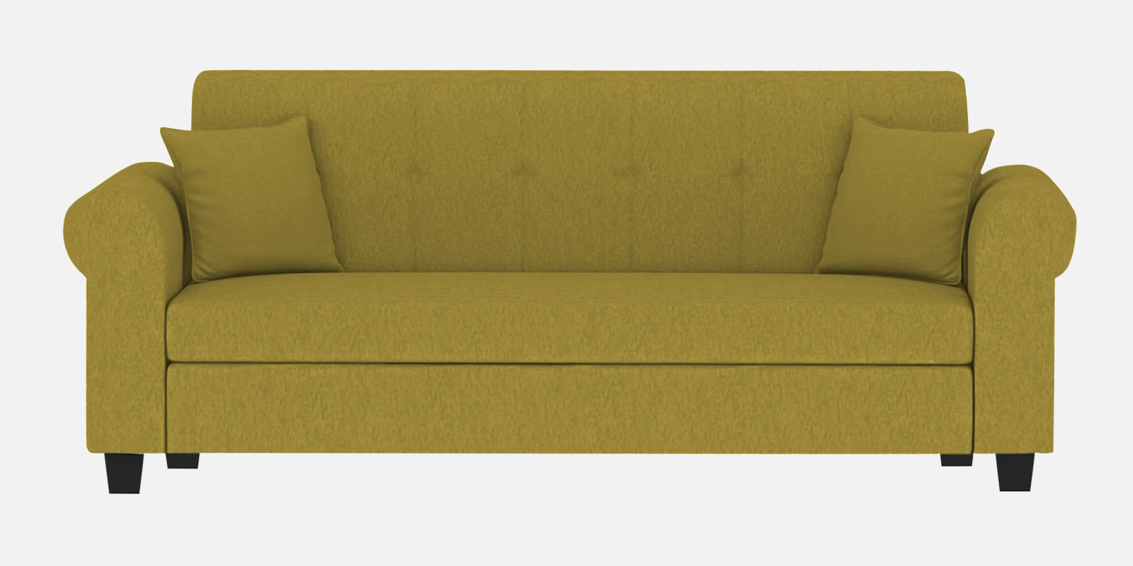 Derado Fabric 3 Seater Sofa In Parrot Green Colour - Febonic Living