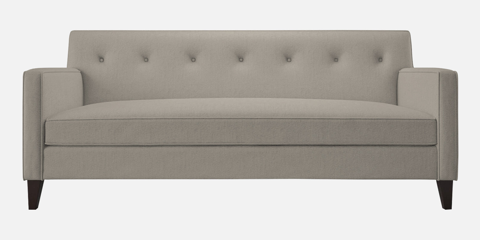 Miller Fabric 3 Seater Sofa In Ash Grey Colour - Febonic Living