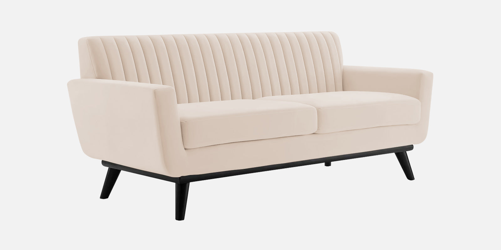 Tucker Velvet 2 Seater Sofa In Camel Beige Colour - Febonic Living