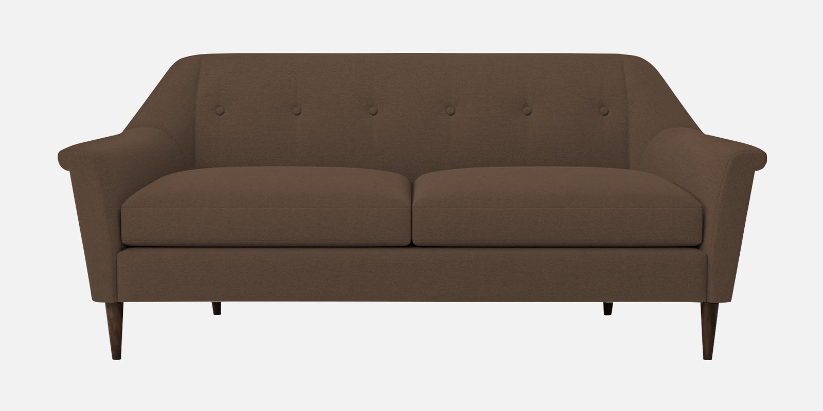 Homer Fabric 3 Seater Sofa In Rosy Brown Colour - Febonic Living