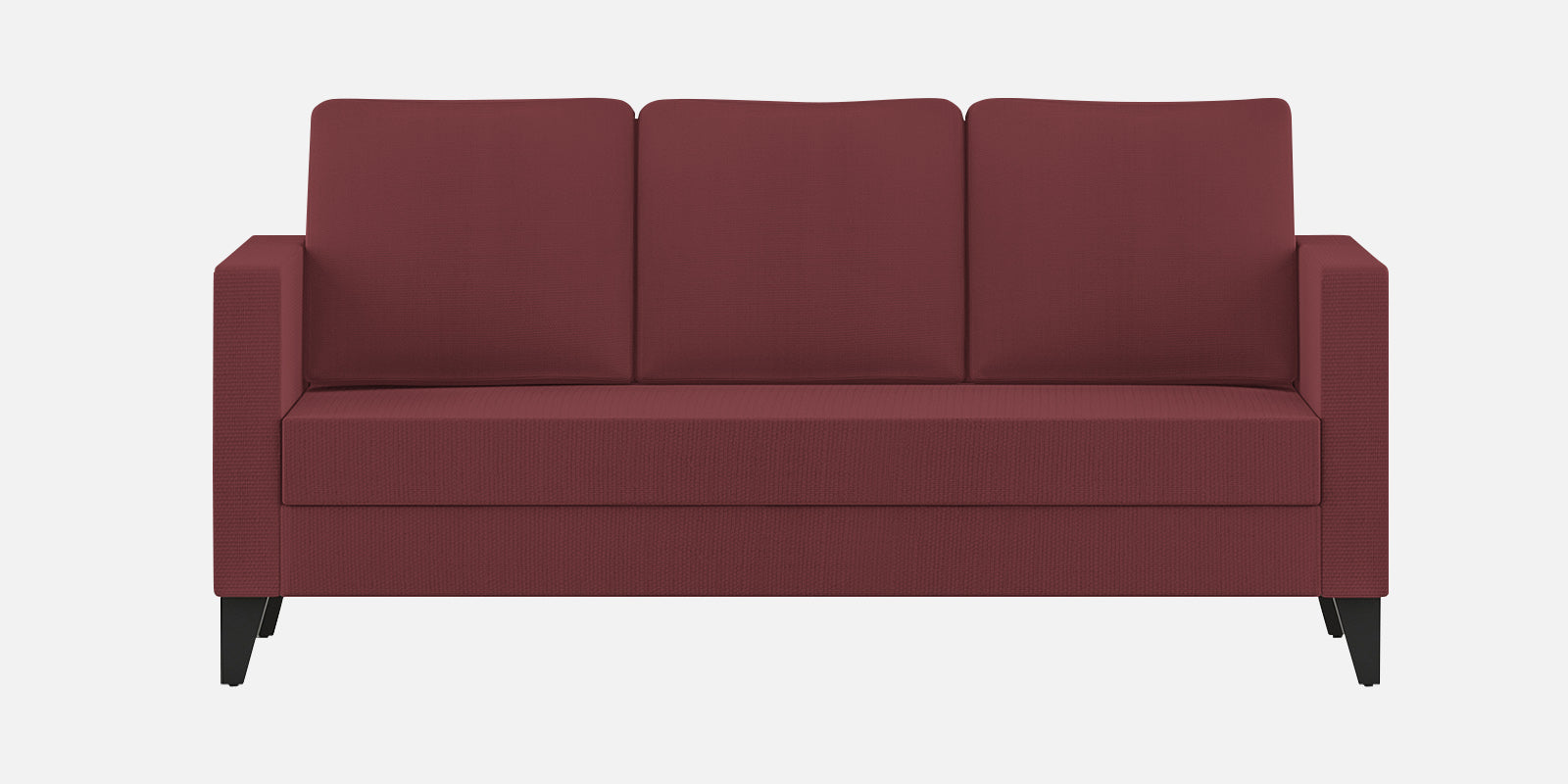 Nori Fabric 3 Seater Sofa In Blaze Red Colour - Febonic Living