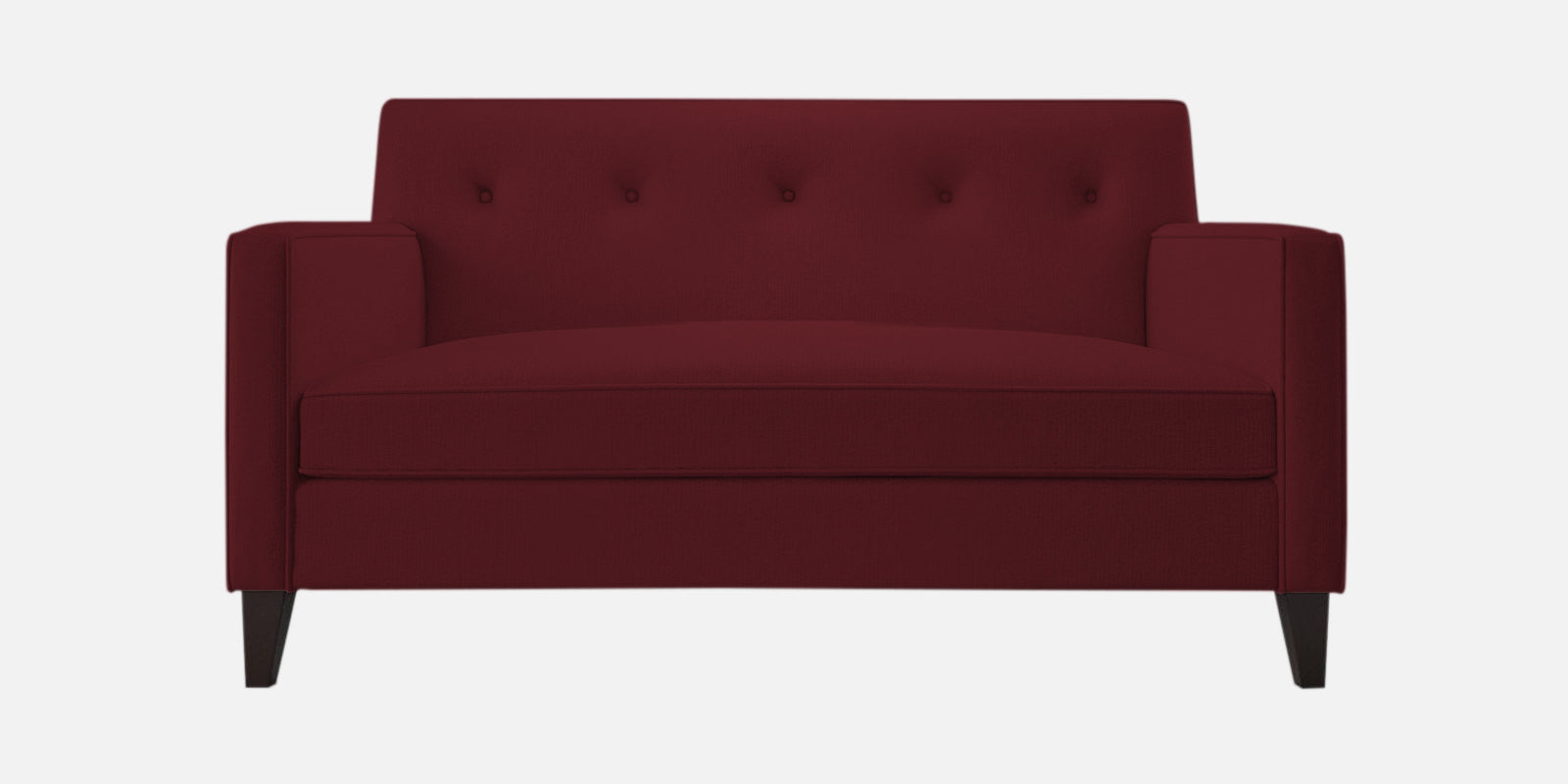 Miller Fabric 2 Seater Sofa In Blood Maroon Colour - Febonic Living