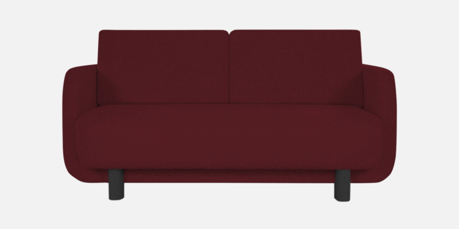 Varu Fabric 2 Seater Sofa In Blood Maroon Colour - Febonic Living