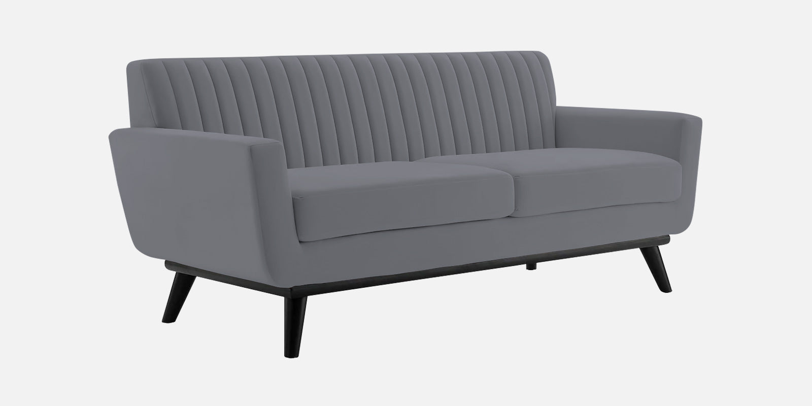 Tucker Velvet 2 Seater Sofa In Pubble Grey Colour - Febonic Living