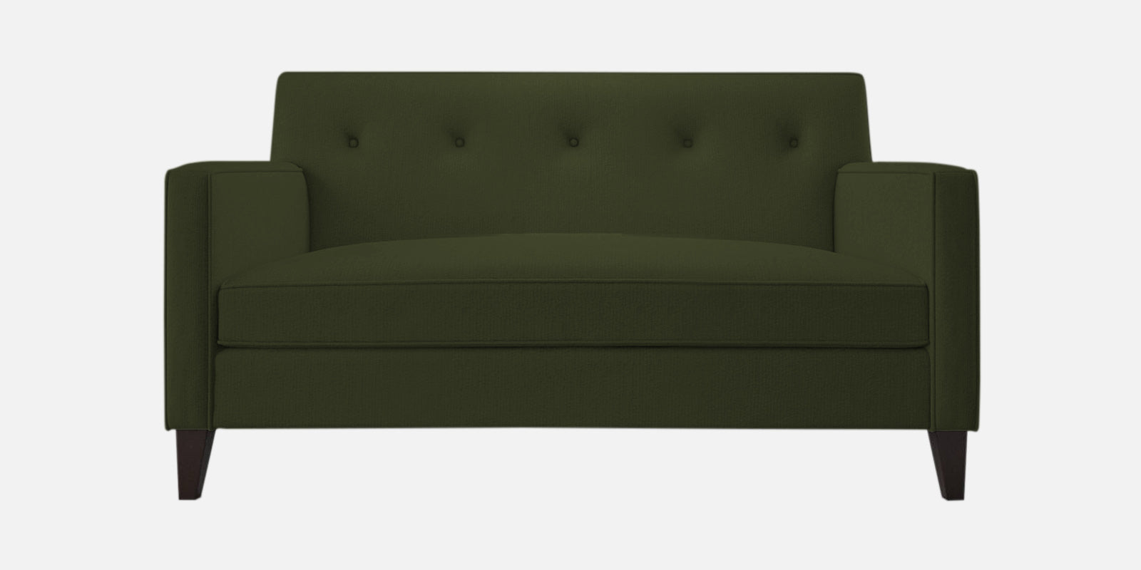 Miller Fabric 2 Seater Sofa In Olive Green Colour - Febonic Living