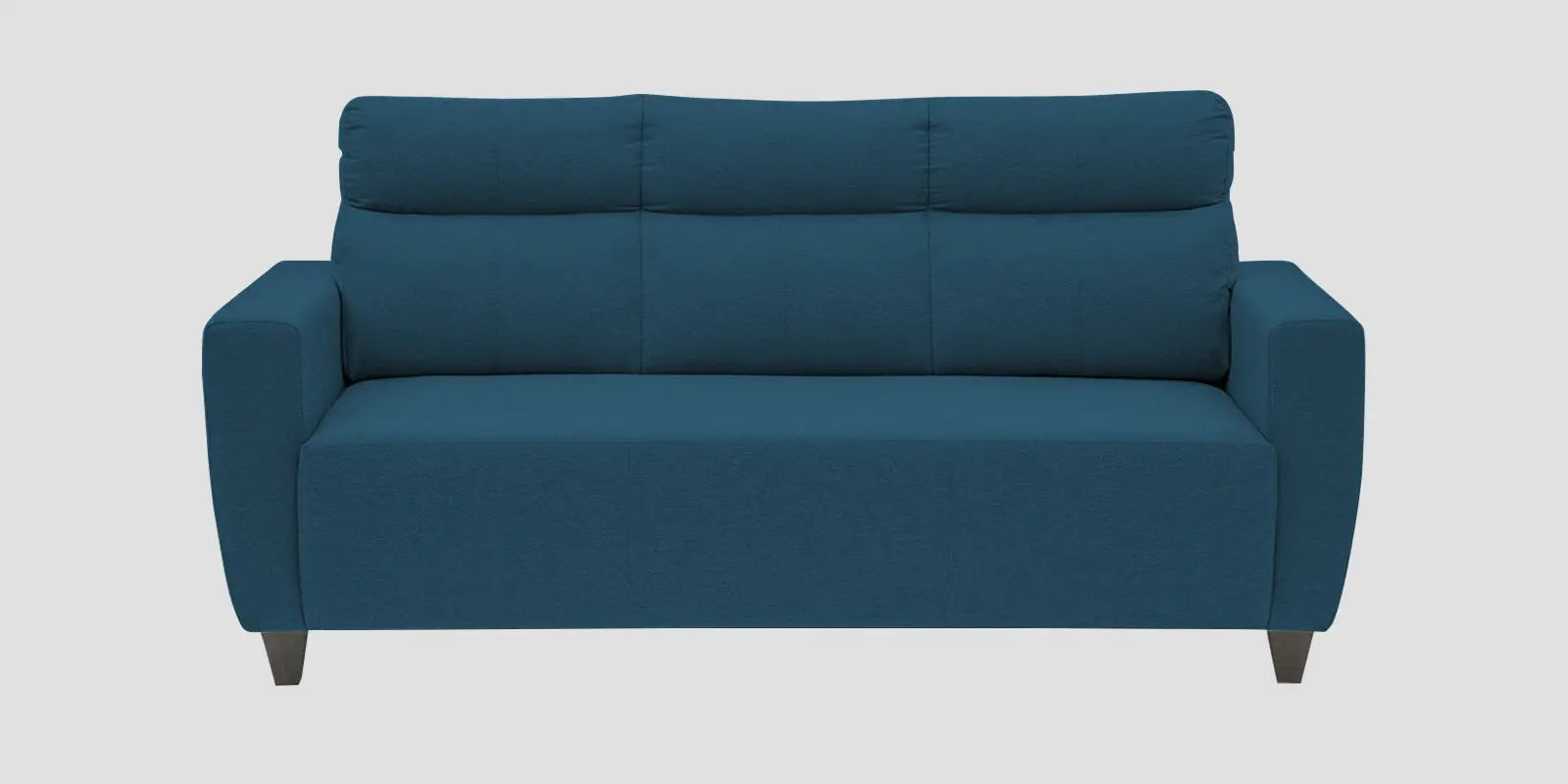 Burban Fabric 3 Seater Sofa In Eclipse Blue Colour Febonic Living