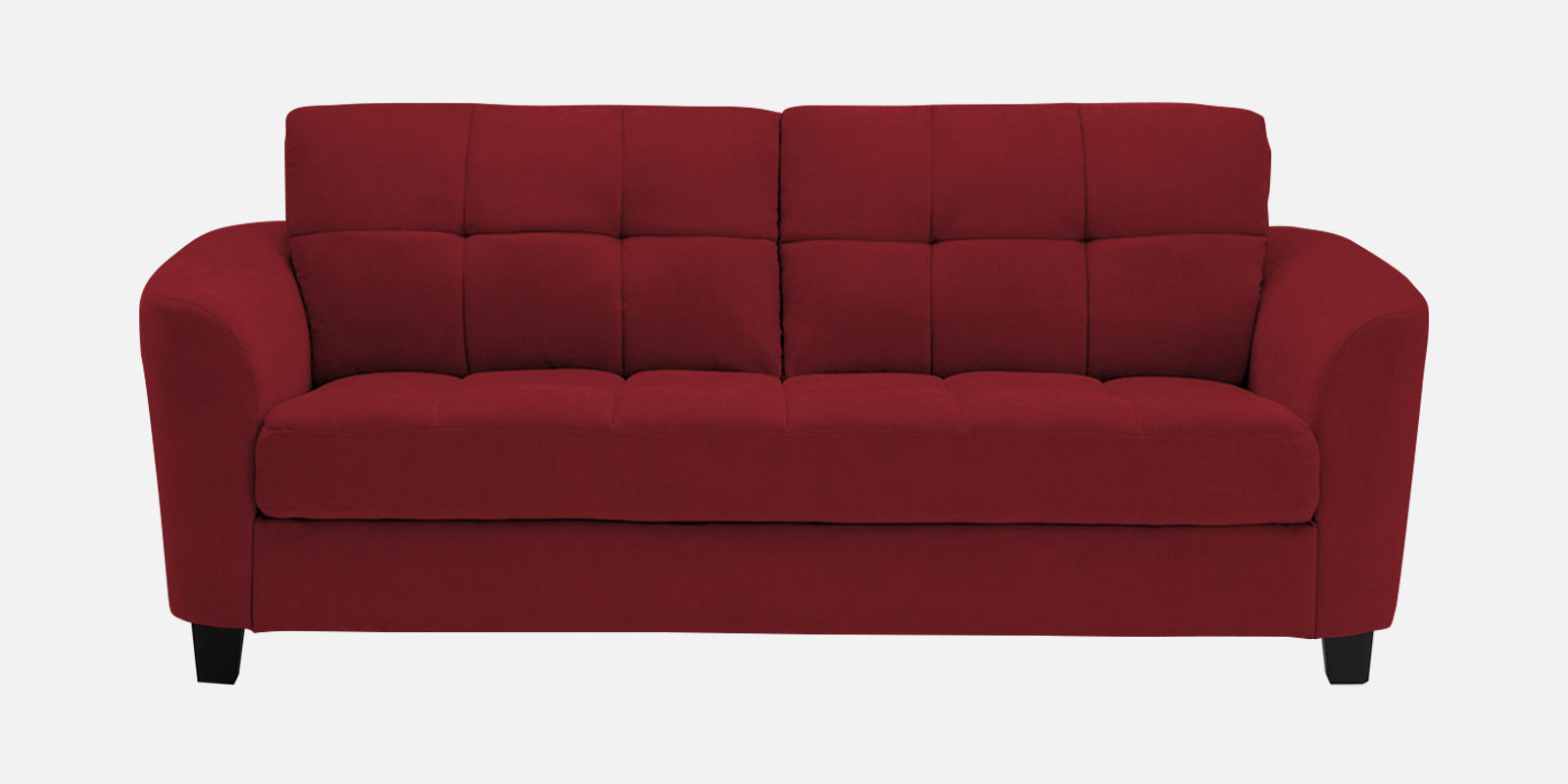 Mulan Fabric 2 Seater Sofa In Chilli Red Colour - Febonic Living