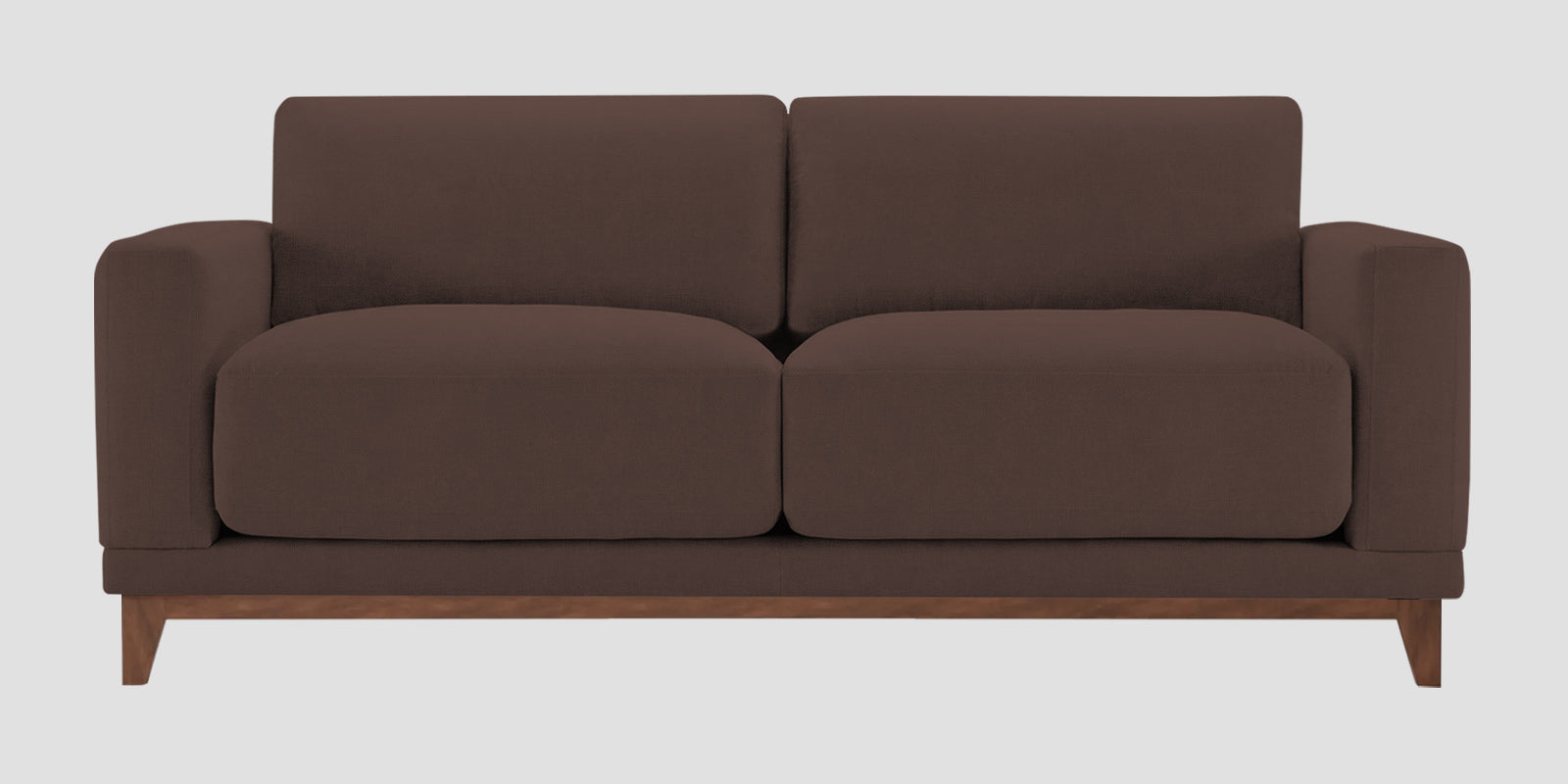 Esha Fabric 2 Seater Sofa In Caramel Brown Colour - Febonic Living