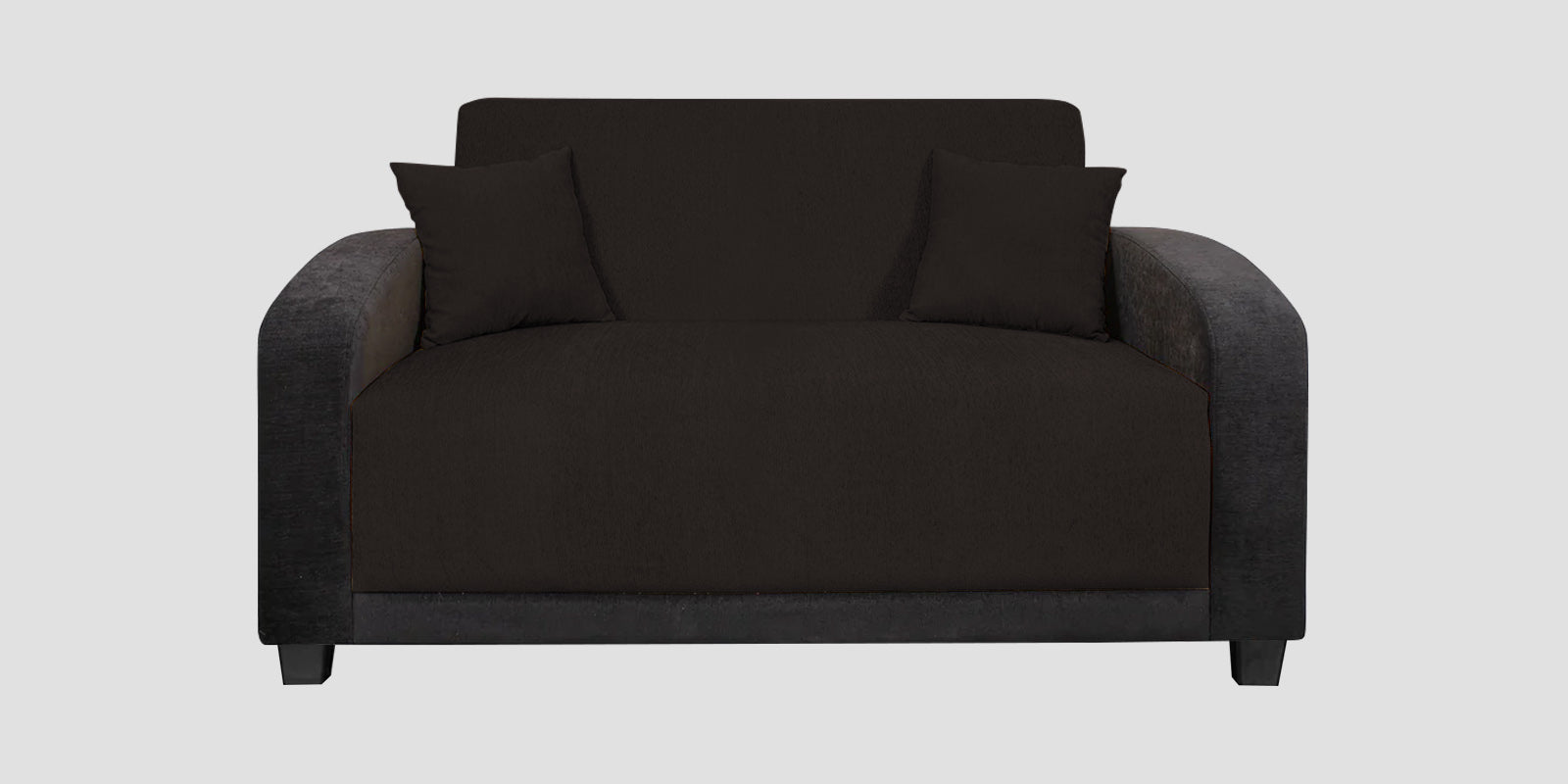 Alex Fabric 2 Seater Sofa In Cara Brown Colour - Febonic Living