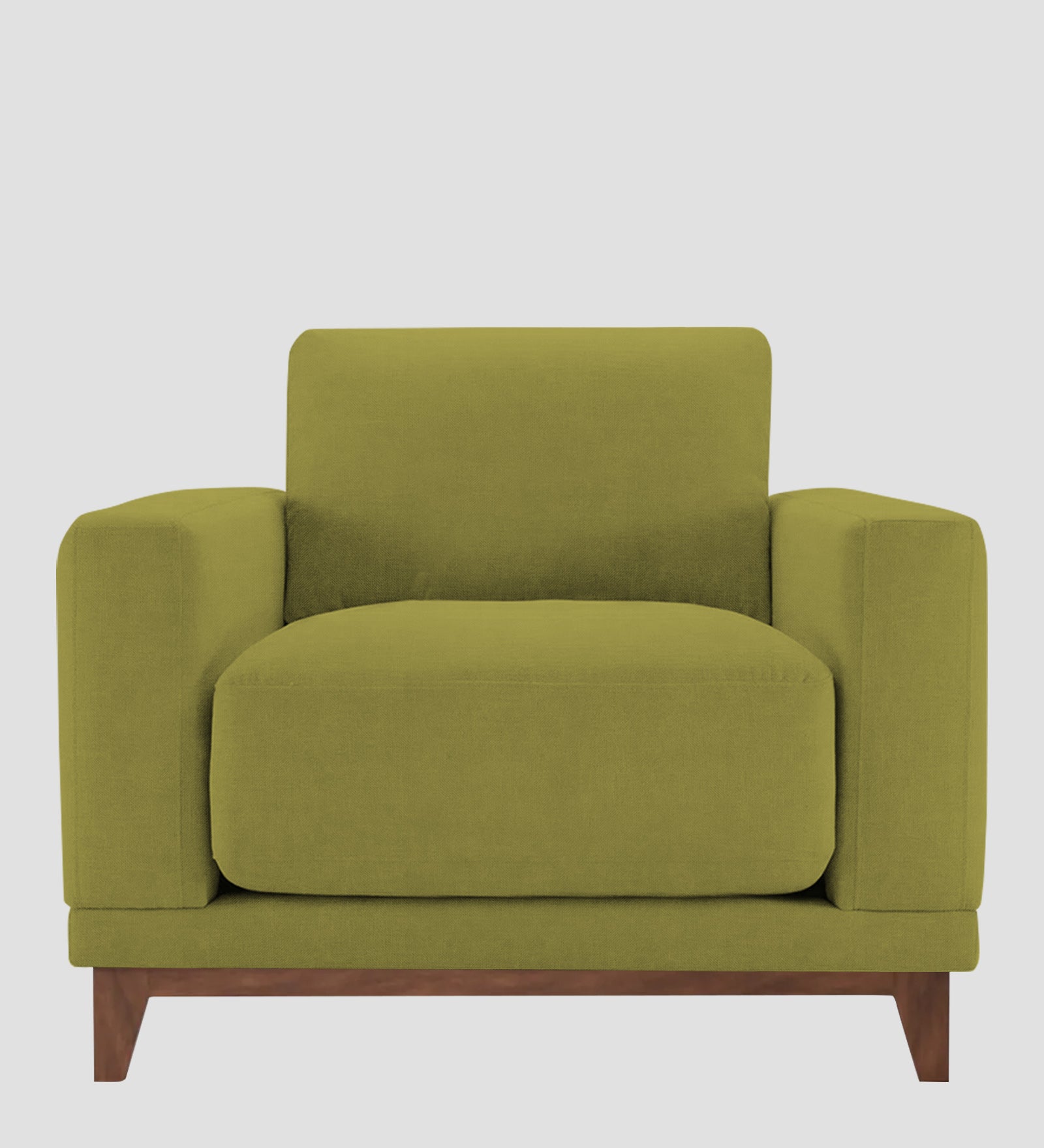 Esha Fabric 1 Seater Sofa In Kelly Green Colour - Febonic Living