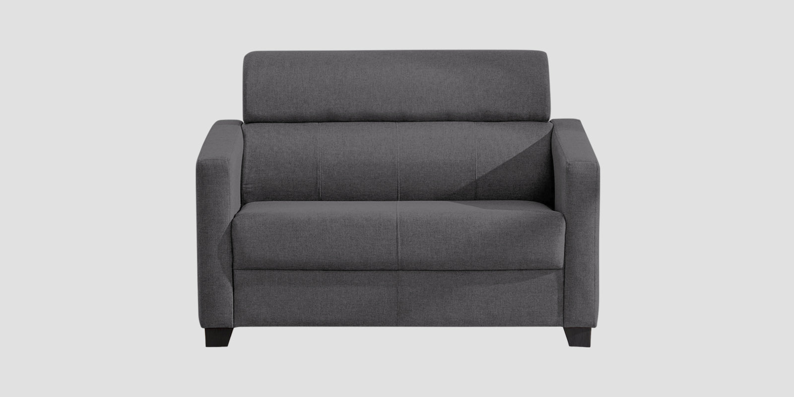 Devo Fabric 2 Seater Sofa In Sudo Grey Colour - Febonic Living