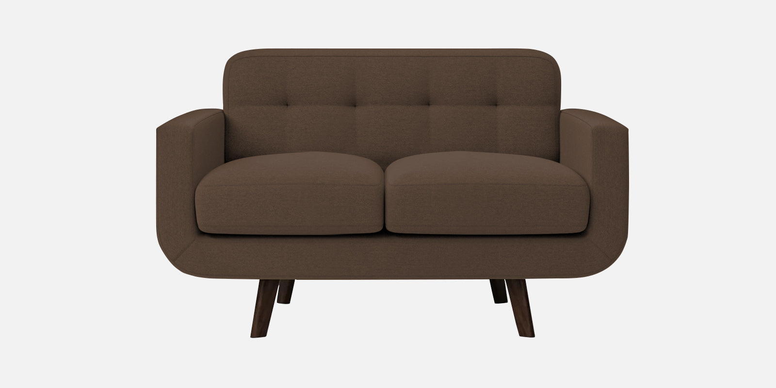 Marsela Fabric 2 Seater Sofa In Rose Brown Colour - Febonic Living