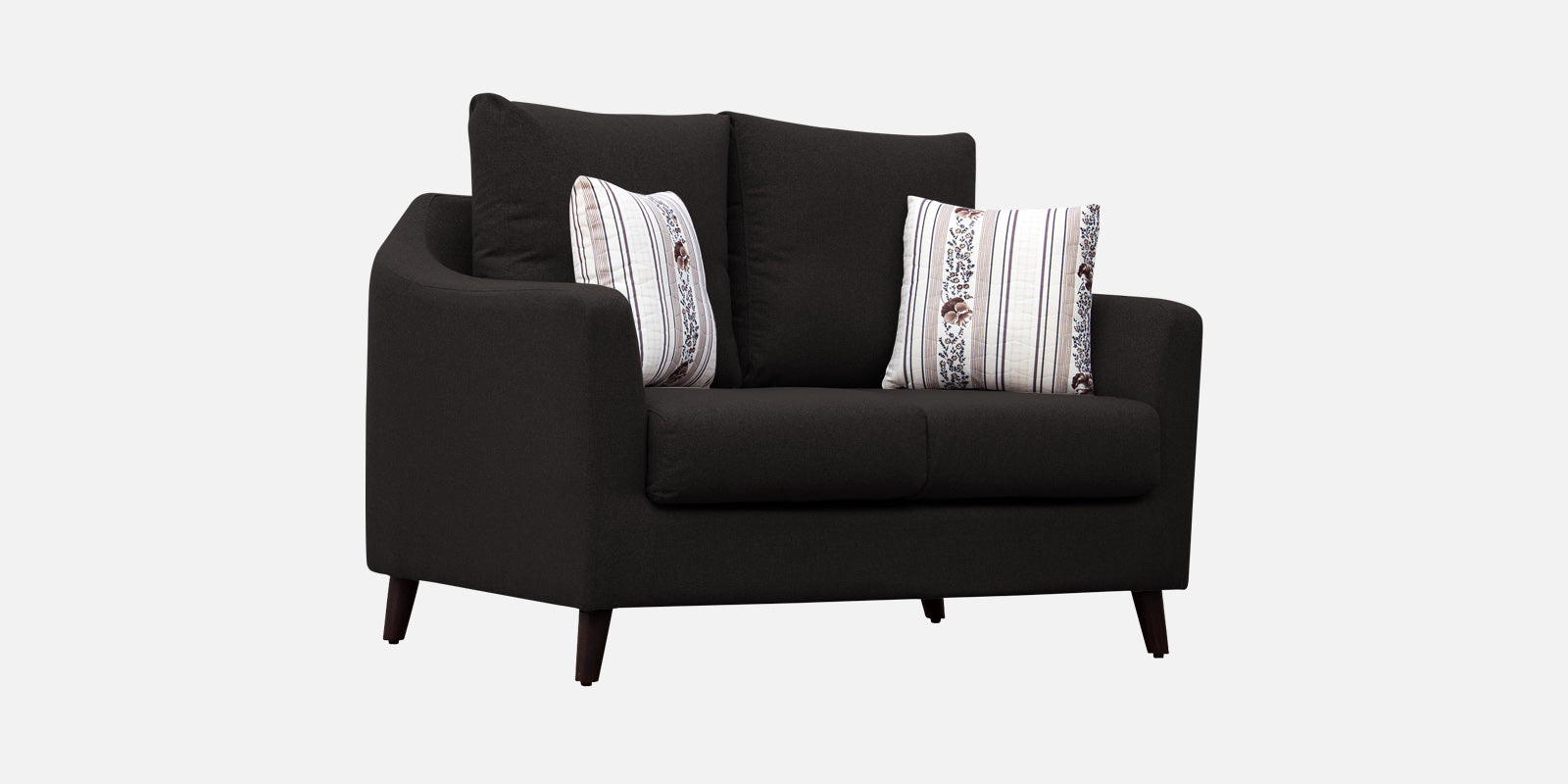 Kevin Fabric 2 Seater Sofa In Cara Brown Colour - Febonic Living